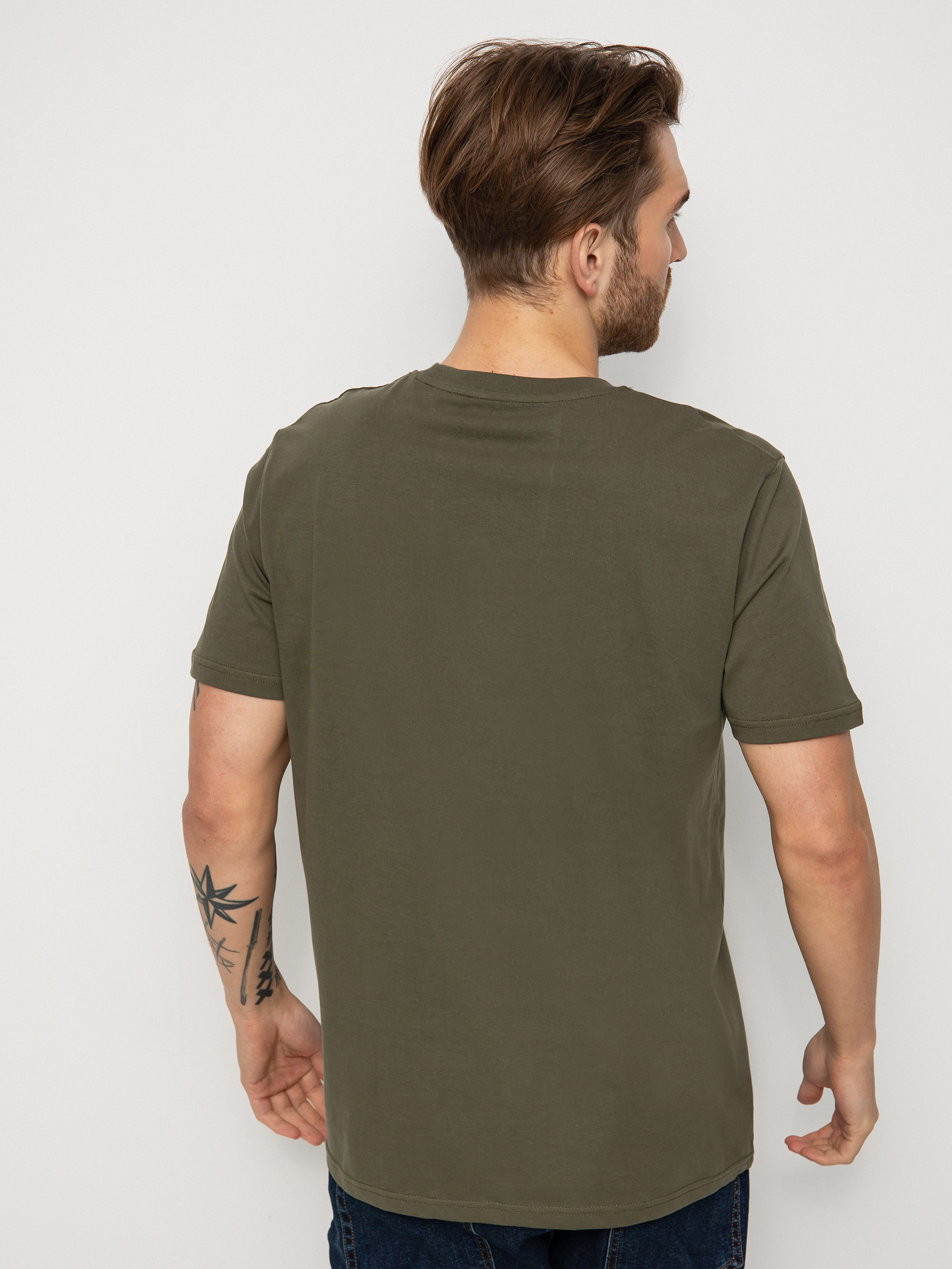 T-shirt Circa Icon Track (military green/white)