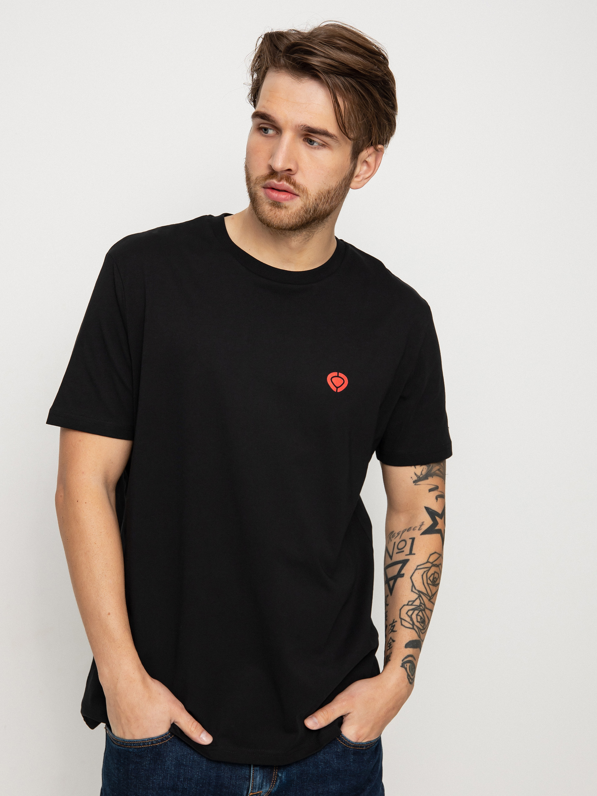 T-shirt Circa Mini Icon (black/red)