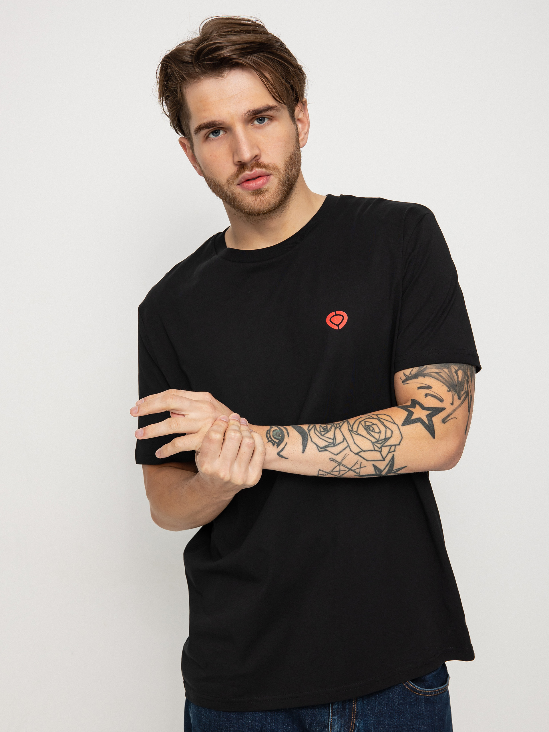 T-shirt Circa Mini Icon (black/red)