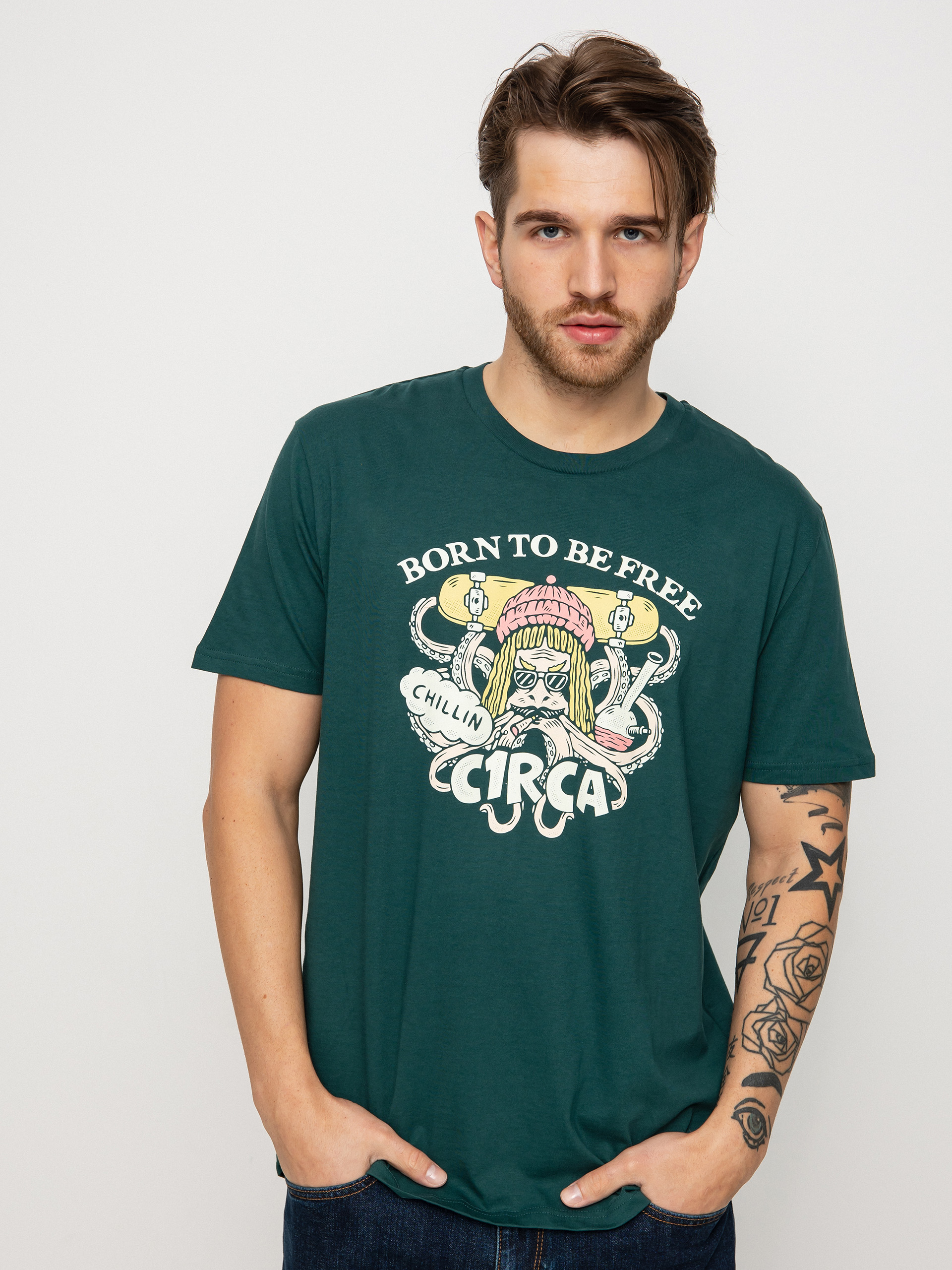 T-shirt Circa Be Free (glazed green)