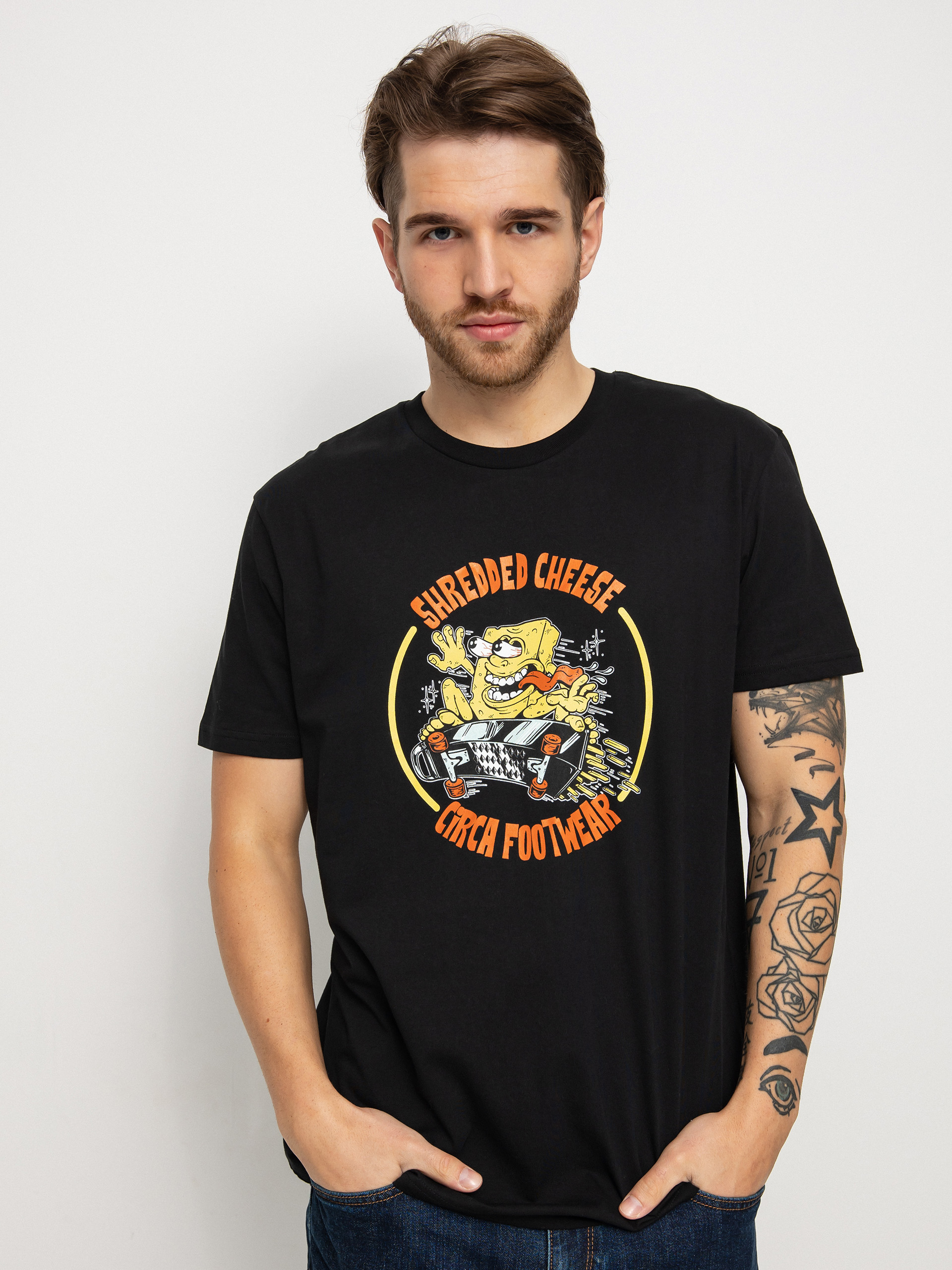 T-shirt Circa Shredded Cheese (black)