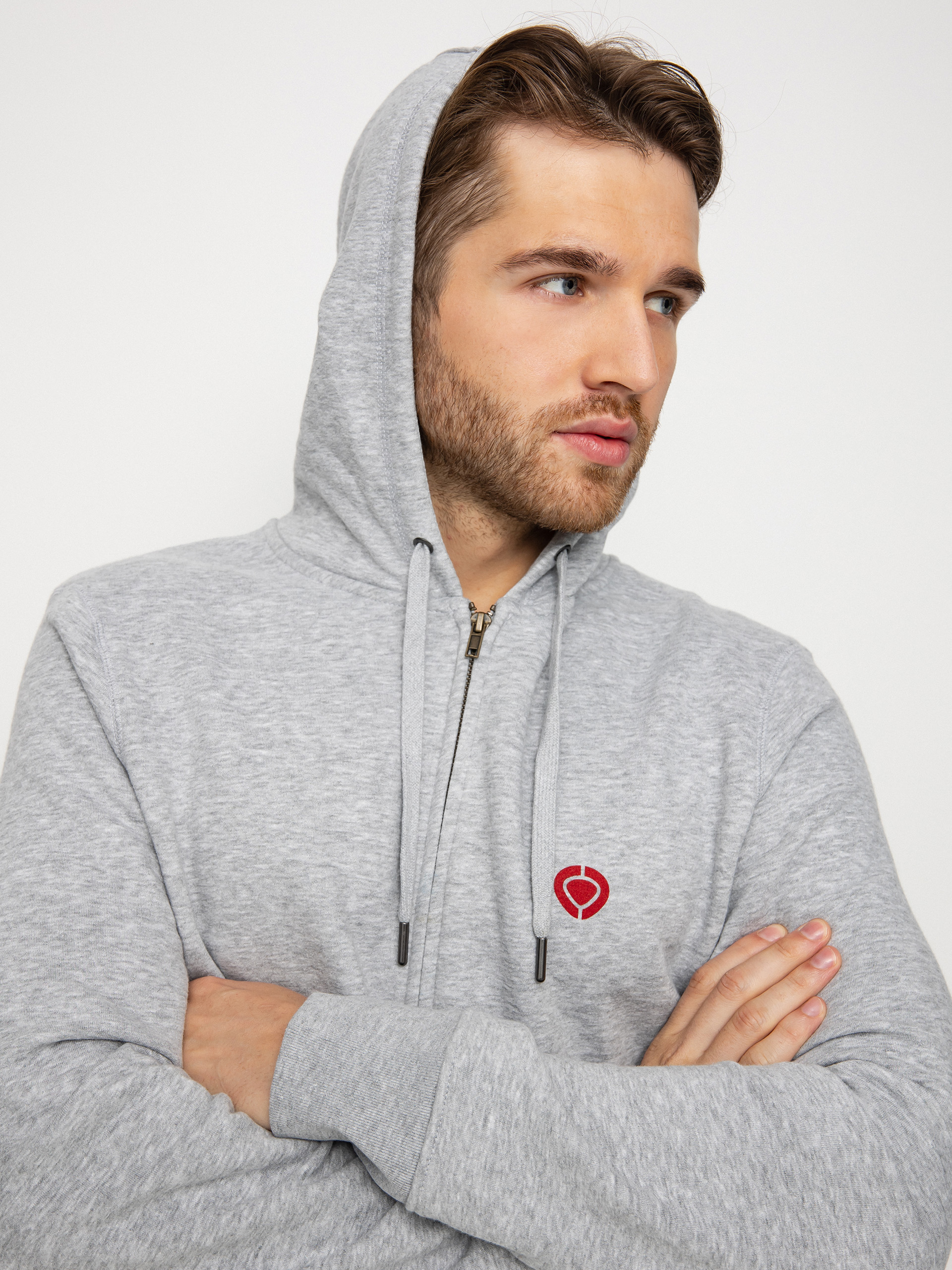 Bluza Circa Money Zip (athletic grey)