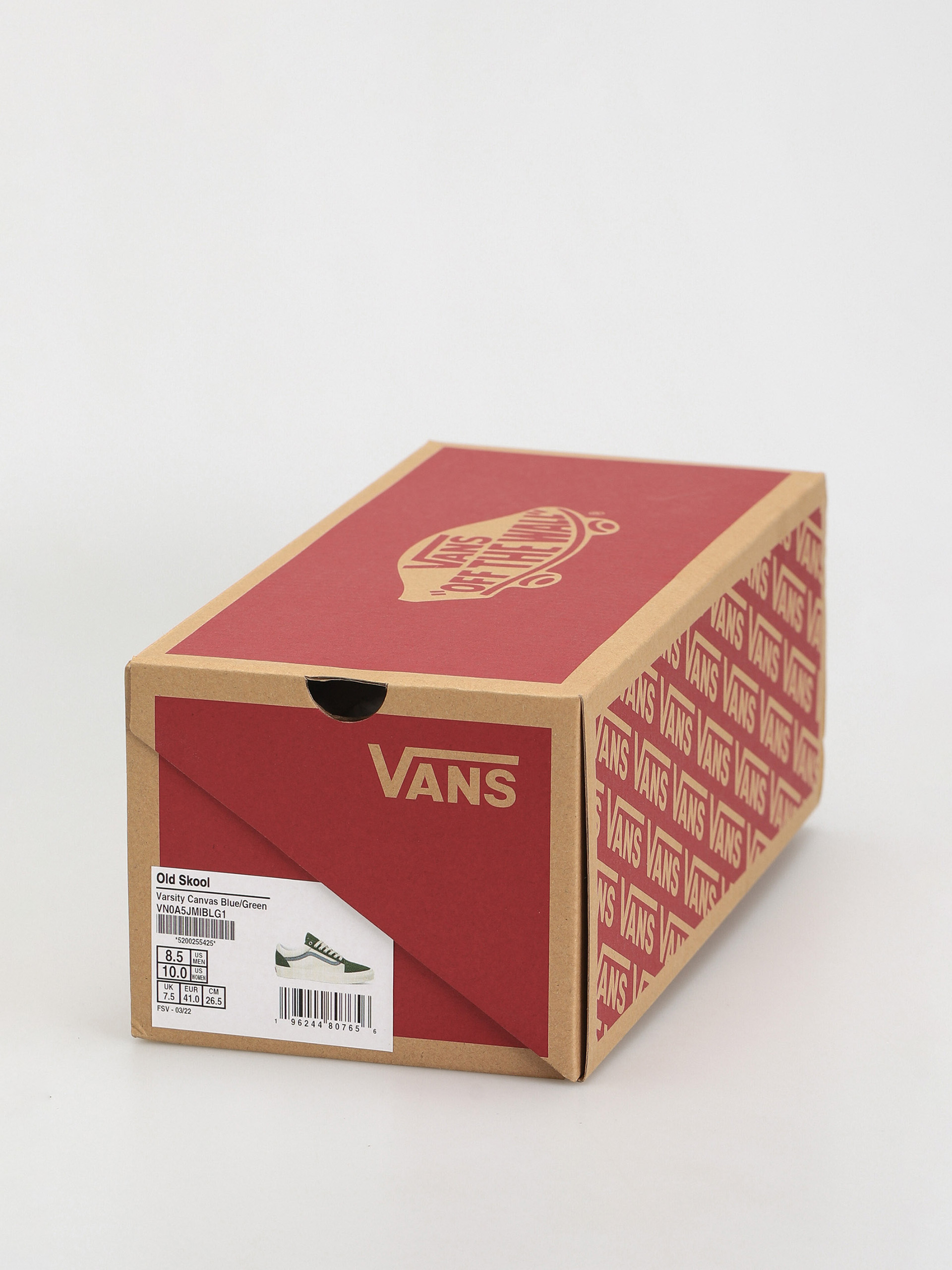 Buty Vans Old Skool (varsity canvas blue/green)