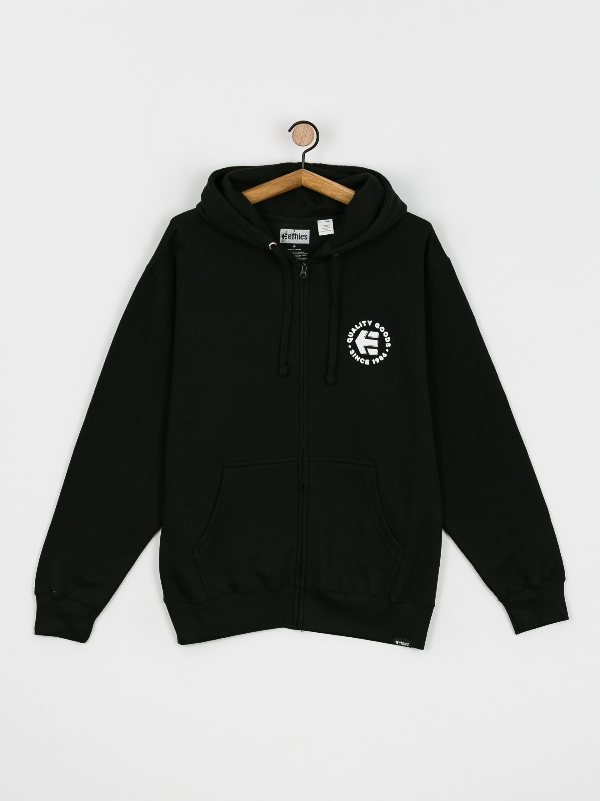 Bluza z kapturem Etnies Since 1986 Zip (black/white)