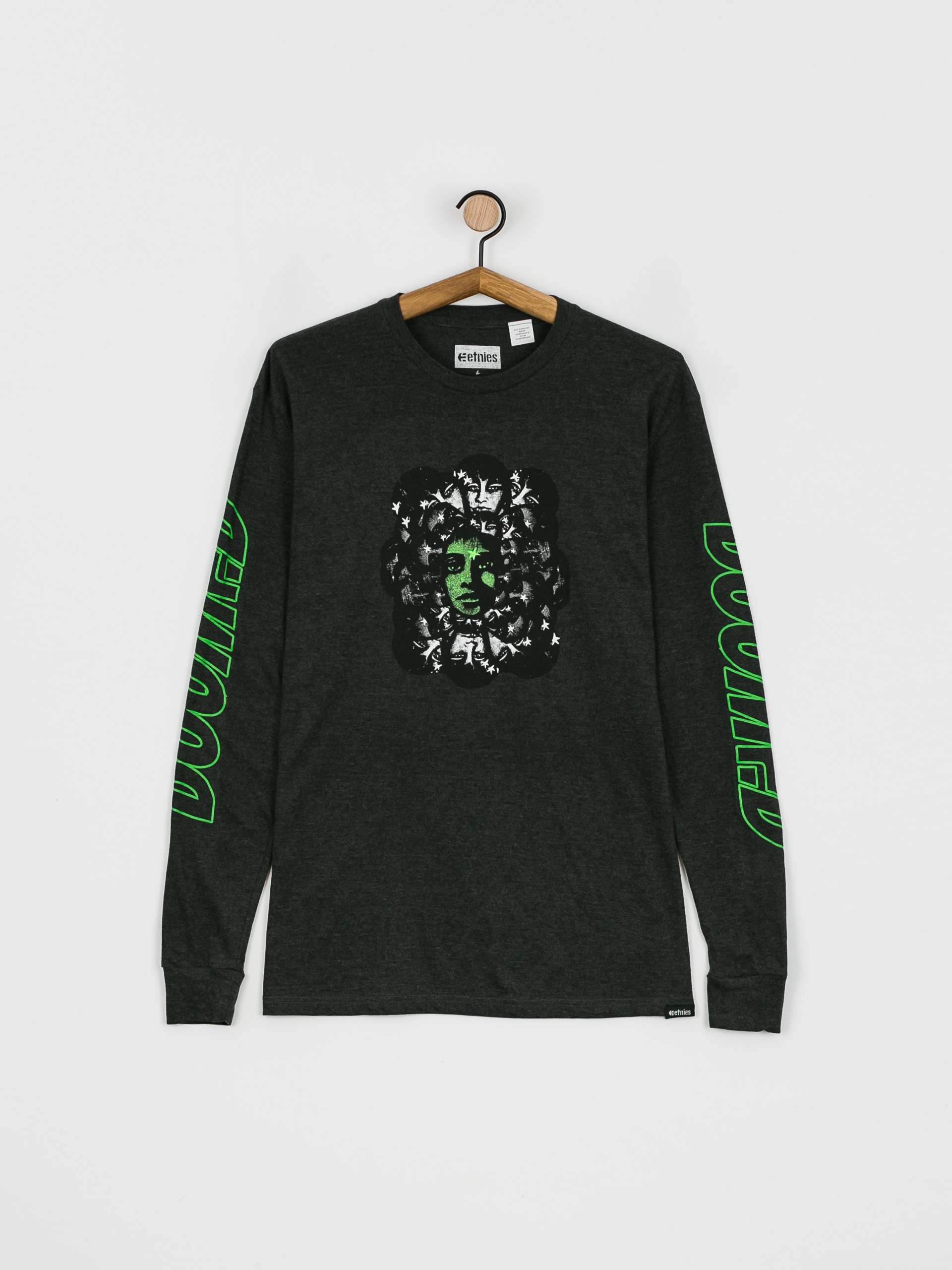 Longsleeve Etnies Doomed (charcoal/heather)