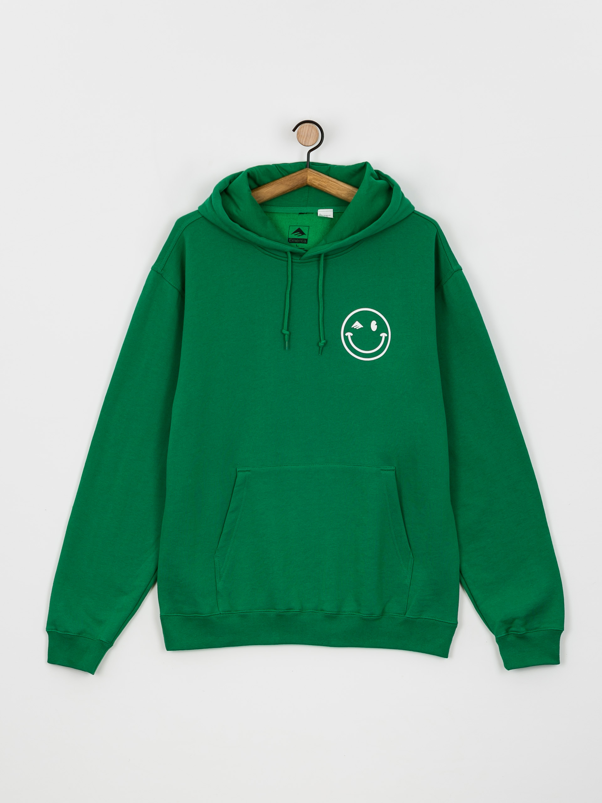 Bluza z kapturem Emerica Happy Face (kelly green)