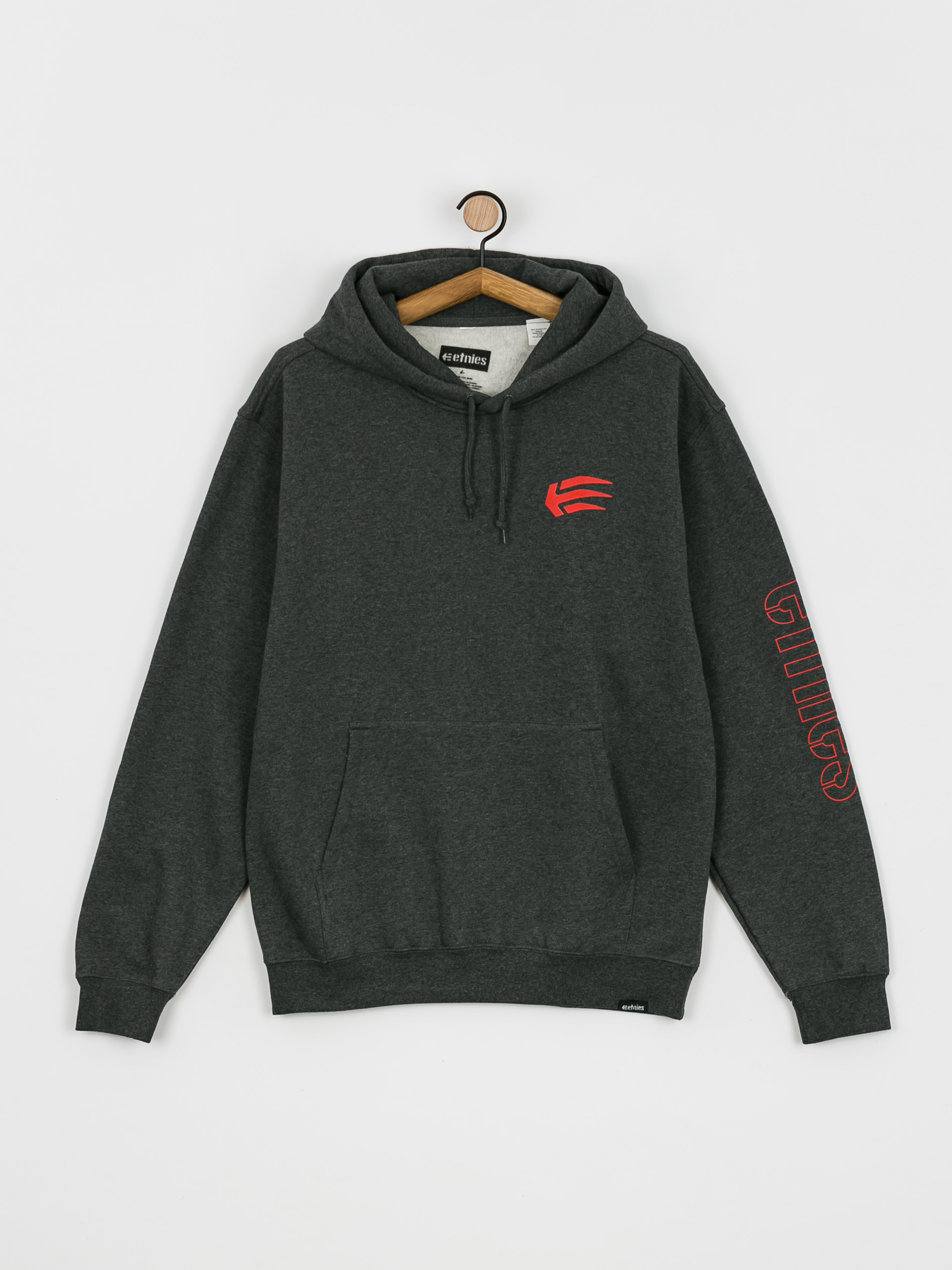 Bluza z kapturem Etnies Joslin HD (grey/red)