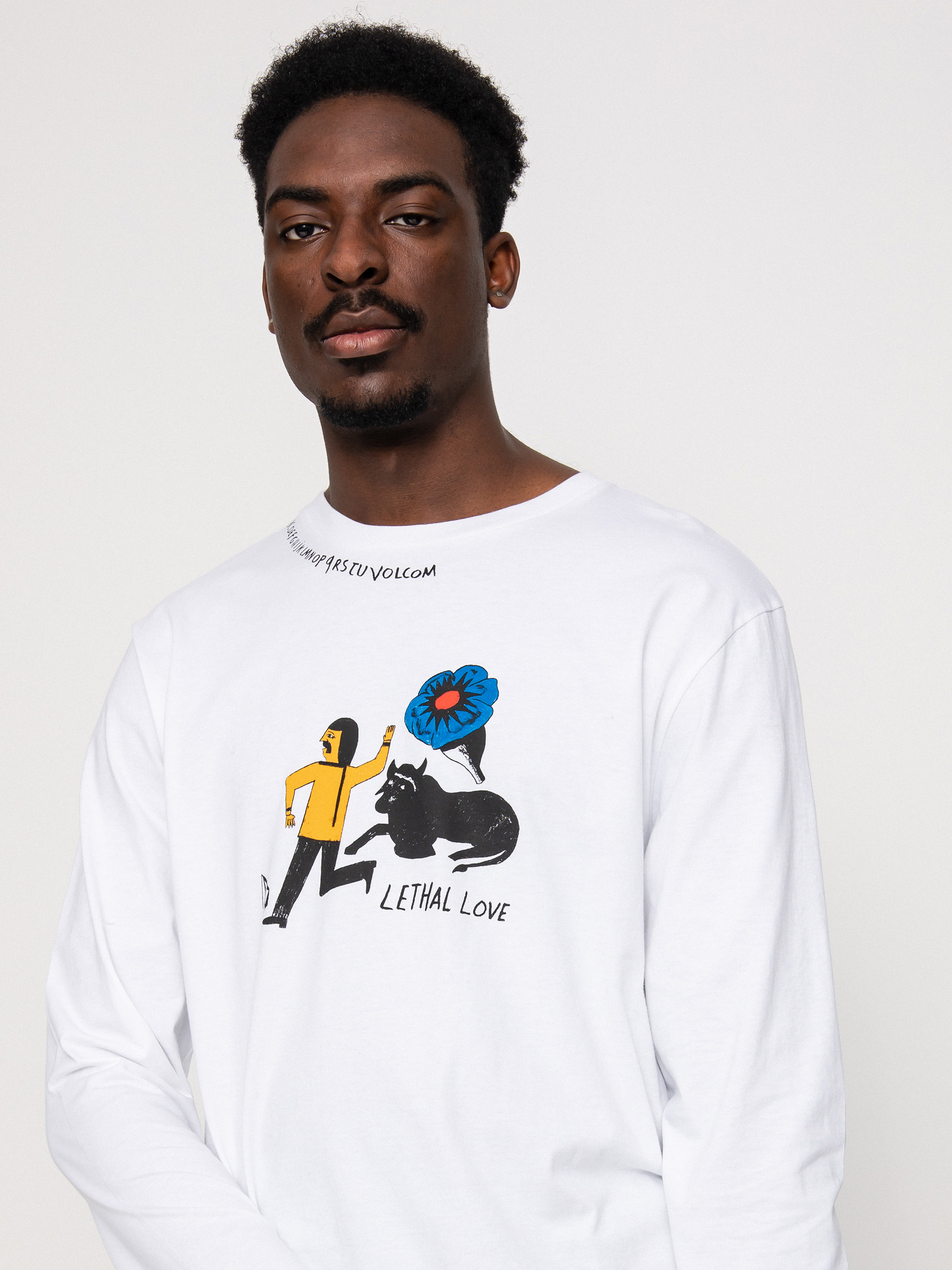 Longsleeve Volcom Fa Bob Mollema (white)