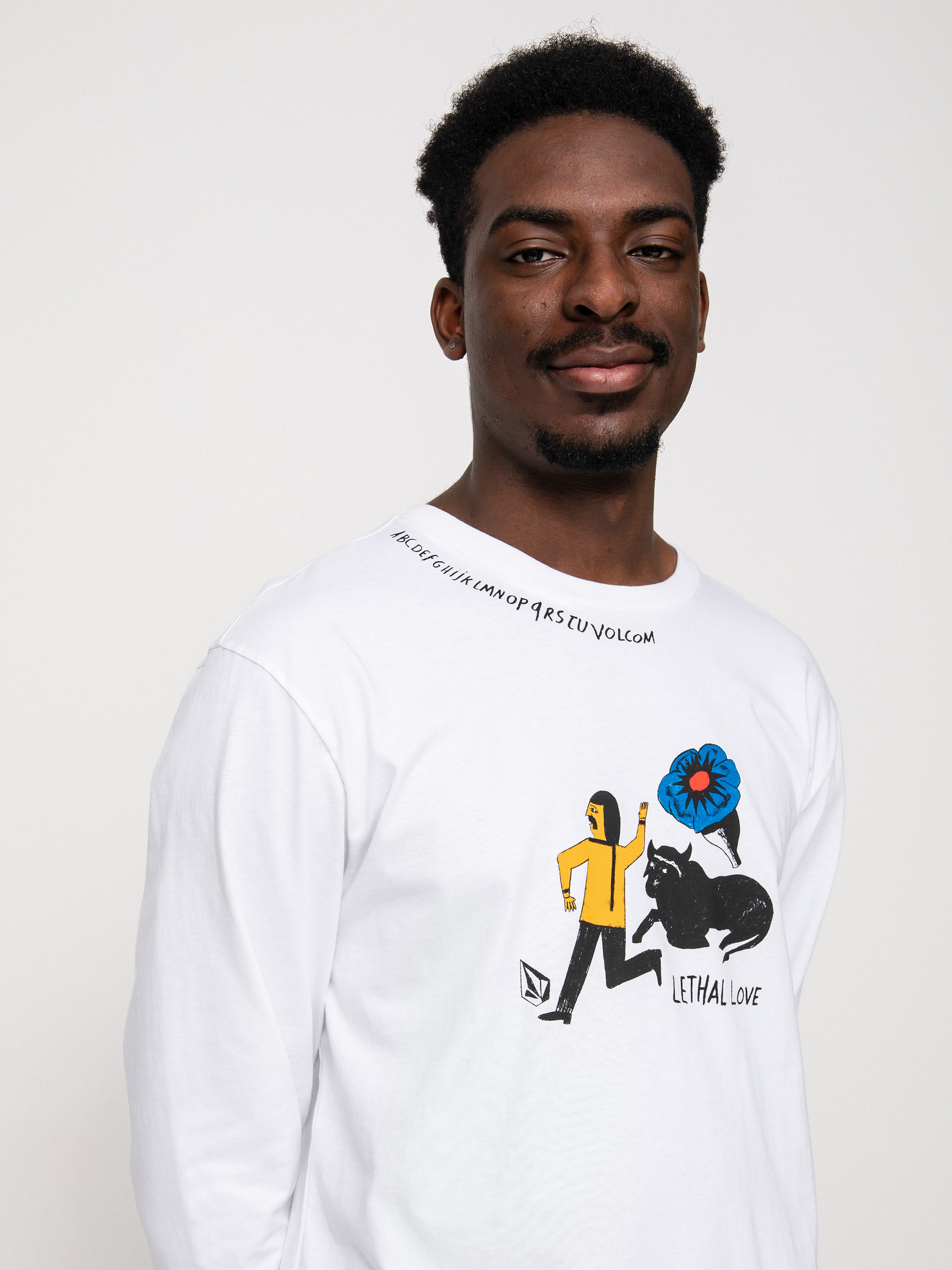 Longsleeve Volcom Fa Bob Mollema (white)