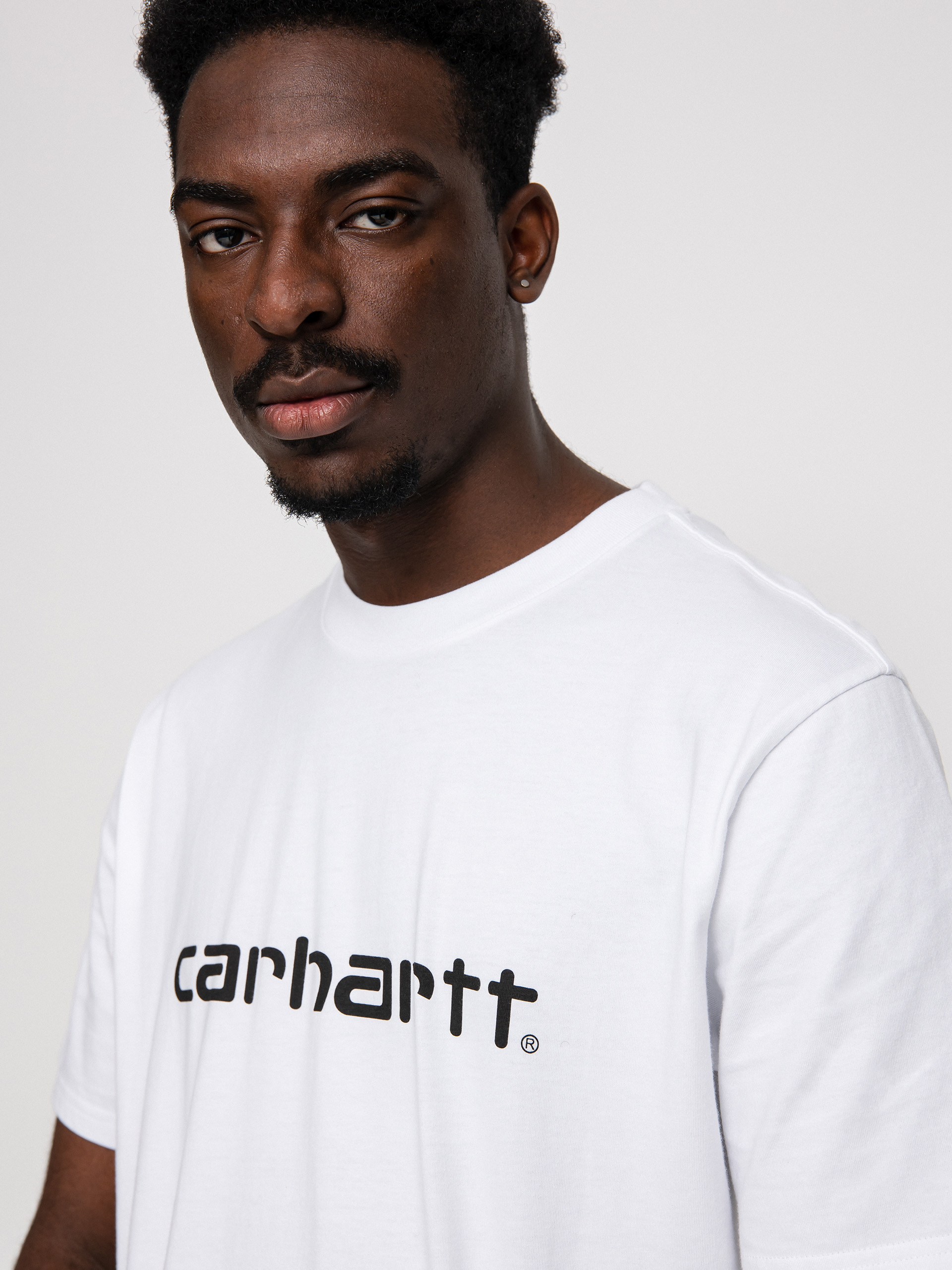 T-shirt Carhartt WIP Script (white/black)