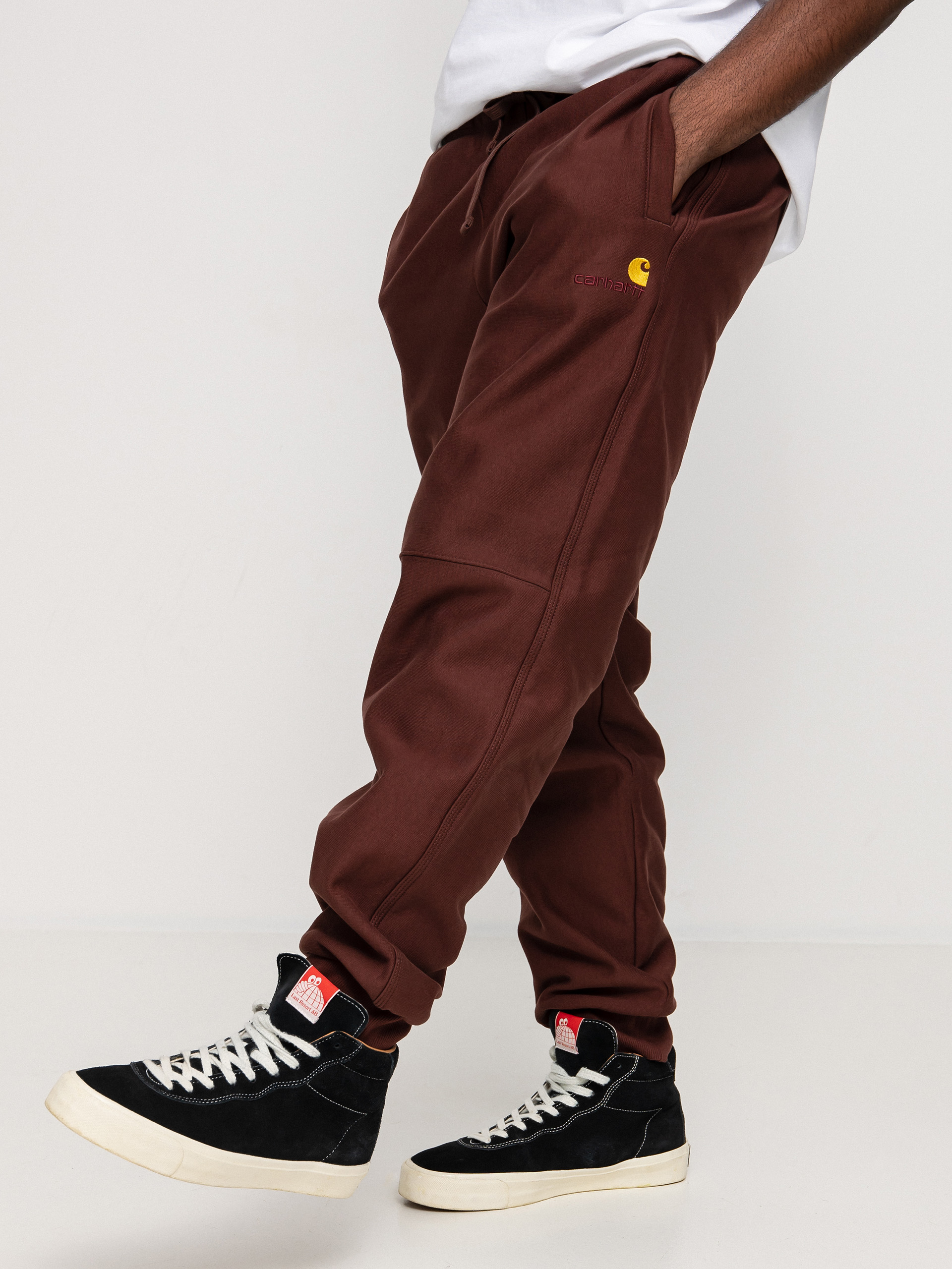 Spodnie Carhartt WIP American Script Jogging (ale)
