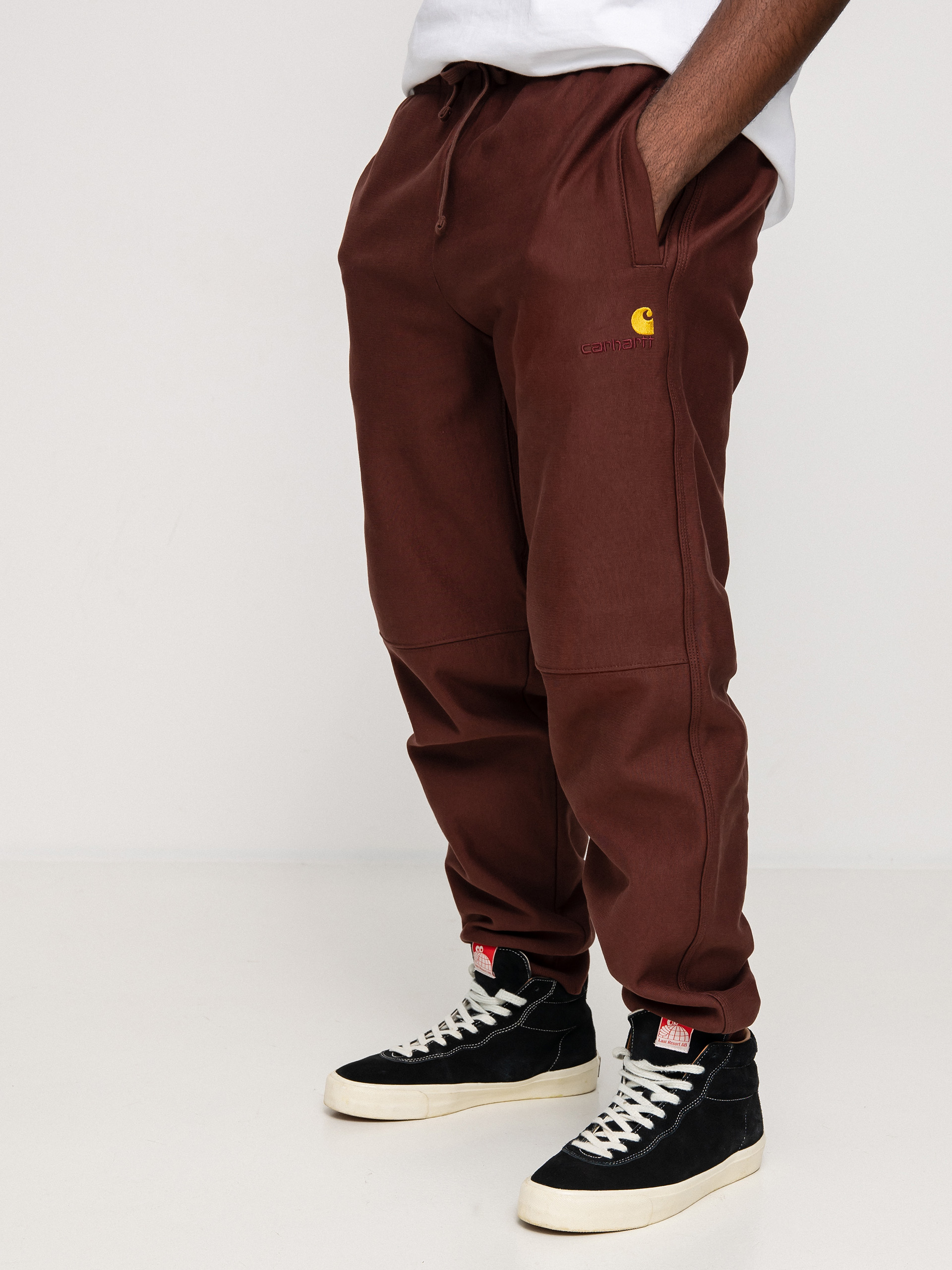 Spodnie Carhartt WIP American Script Jogging (ale)