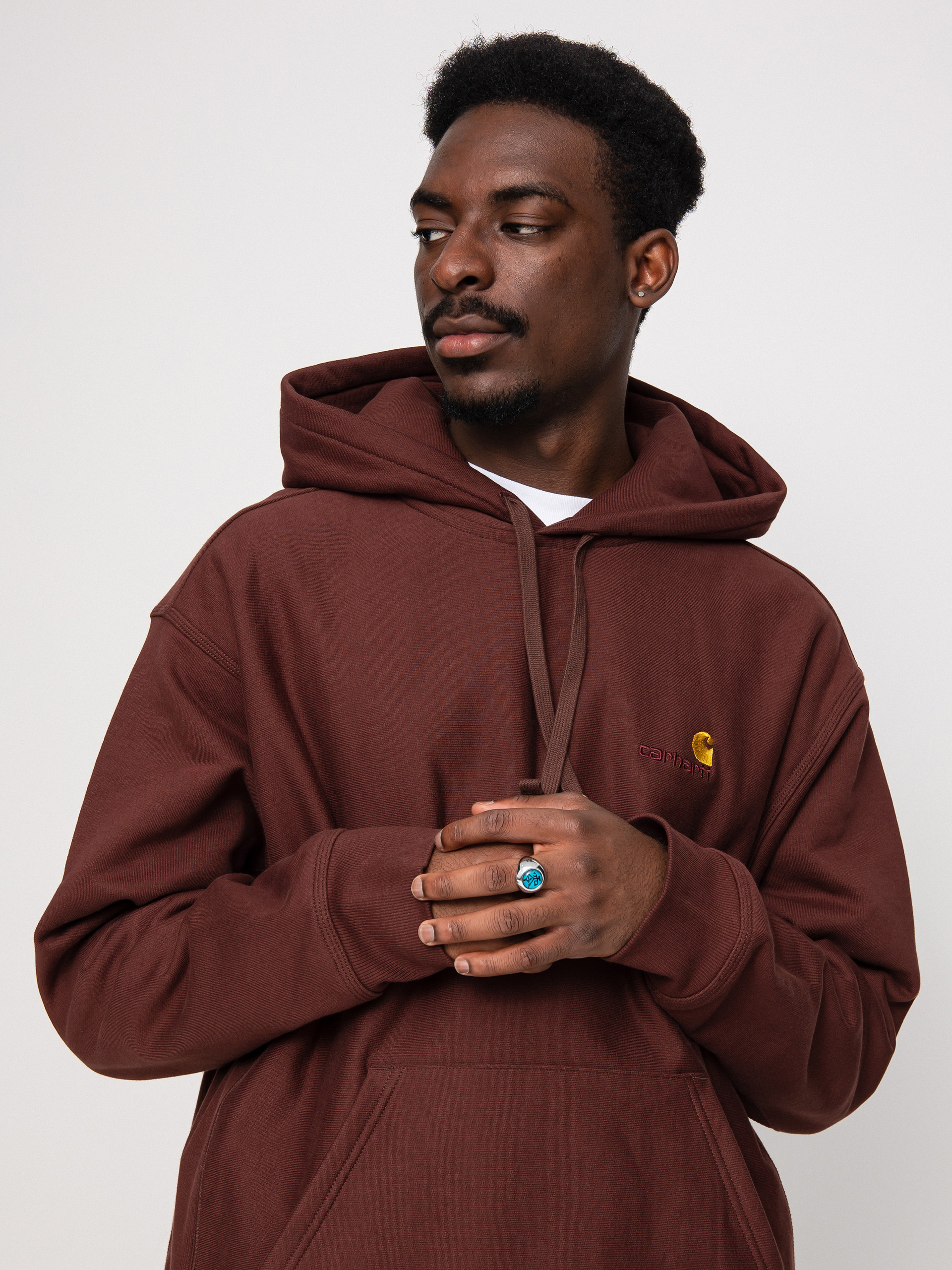 Bluza z kapturem Carhartt WIP American Script HD (ale)