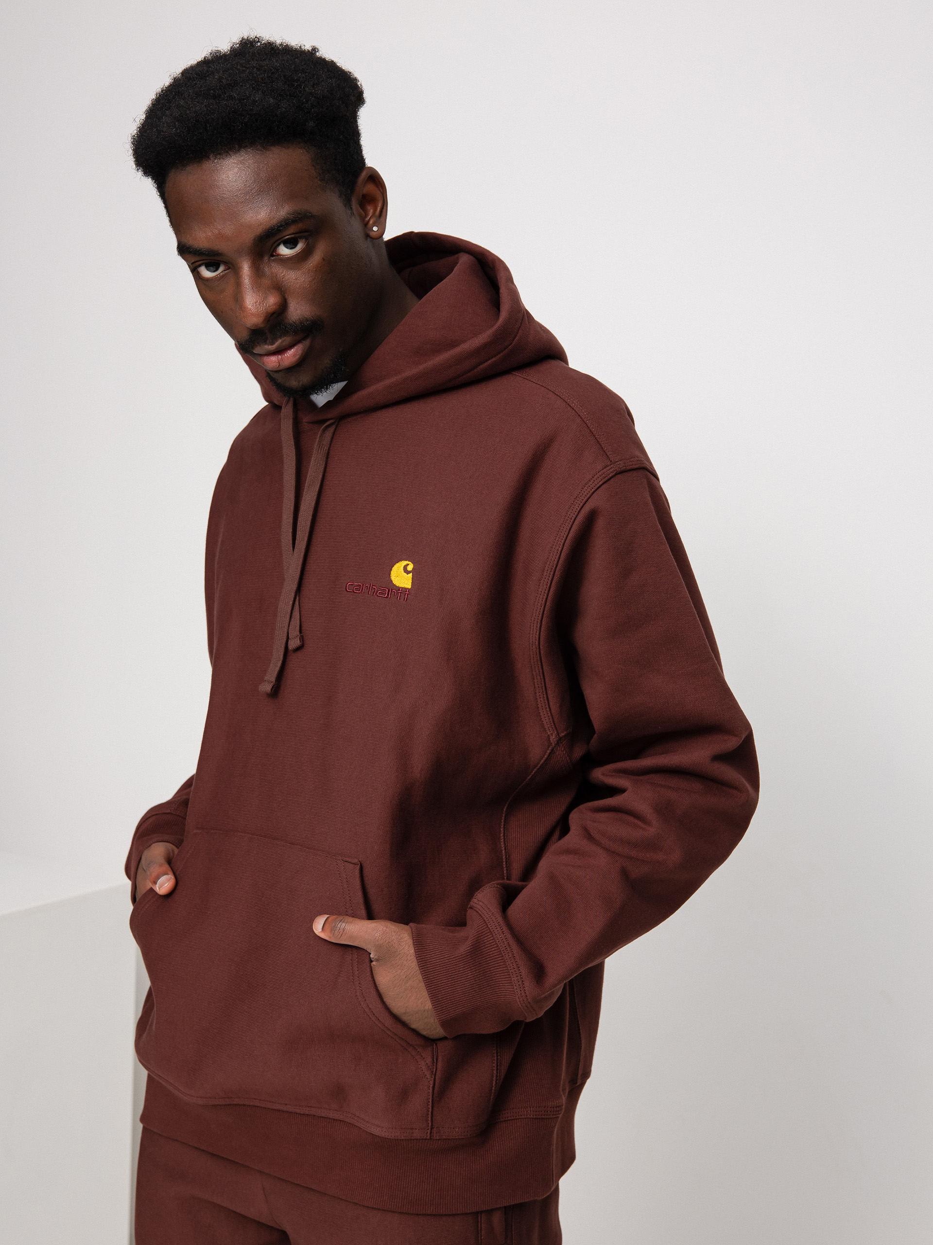 Bluza z kapturem Carhartt WIP American Script HD (ale)