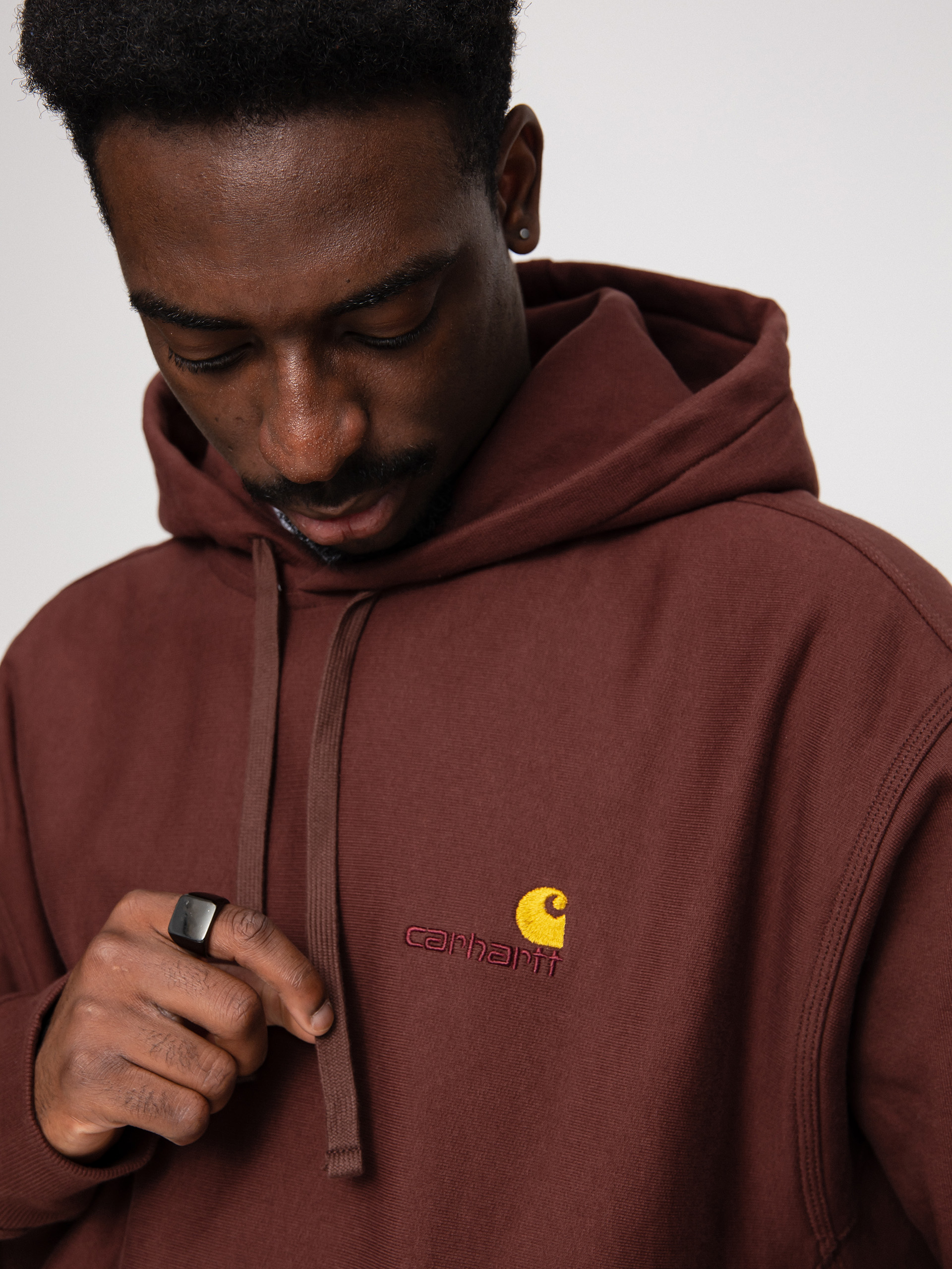 Bluza z kapturem Carhartt WIP American Script HD (ale)
