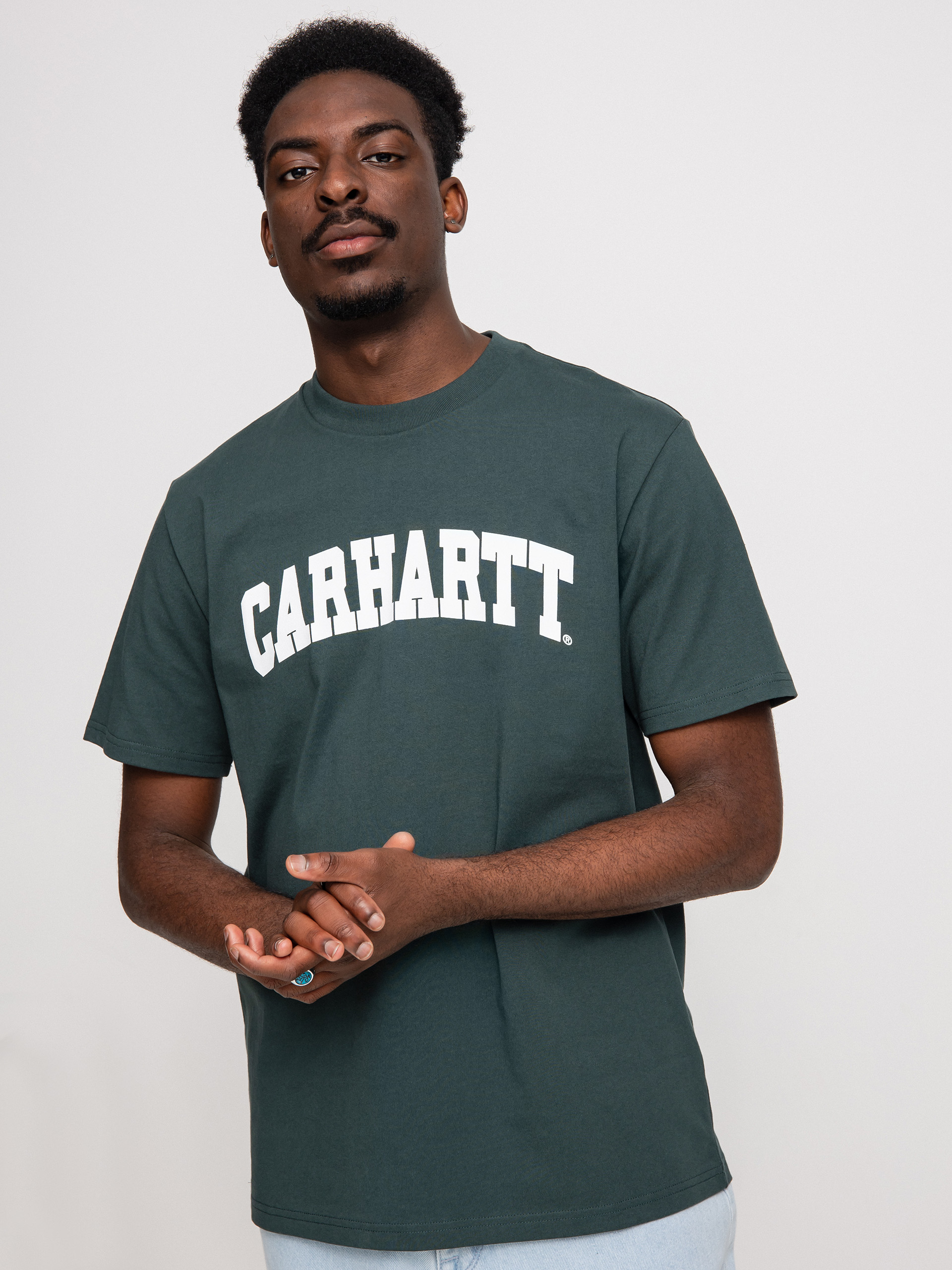 T-shirt Carhartt WIP University (juniper/white)