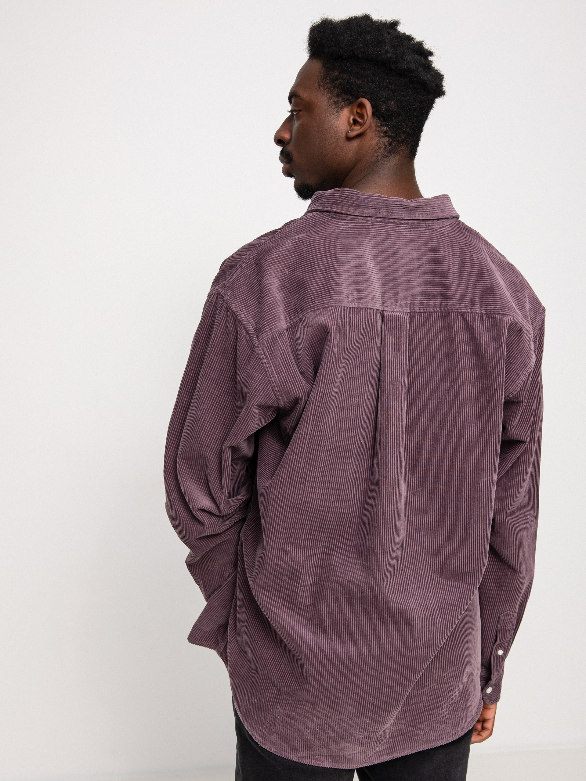 Koszula Carhartt WIP Madison Cord (misty thistle/black)