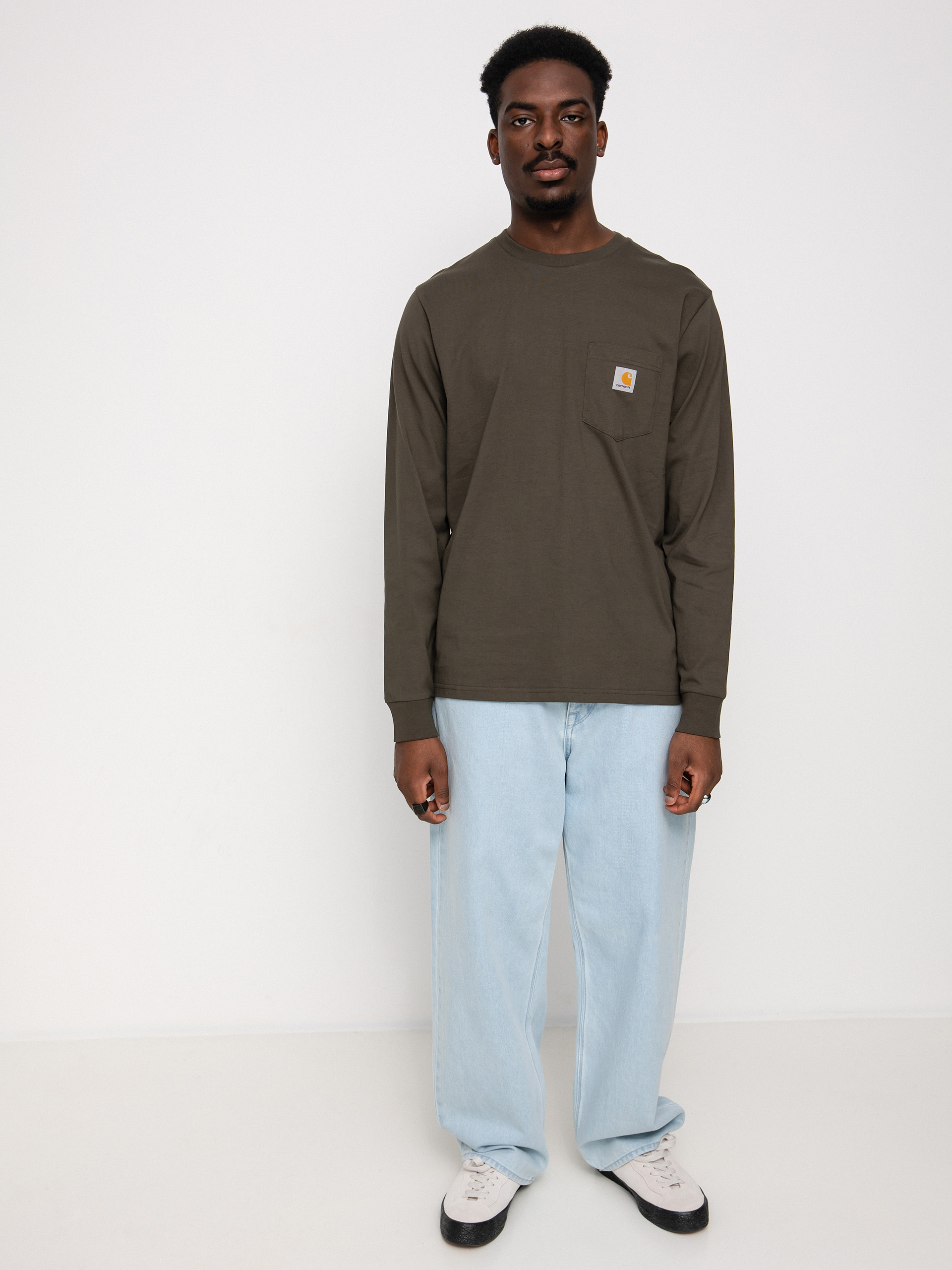 Longsleeve Carhartt WIP Pocket (cypress)