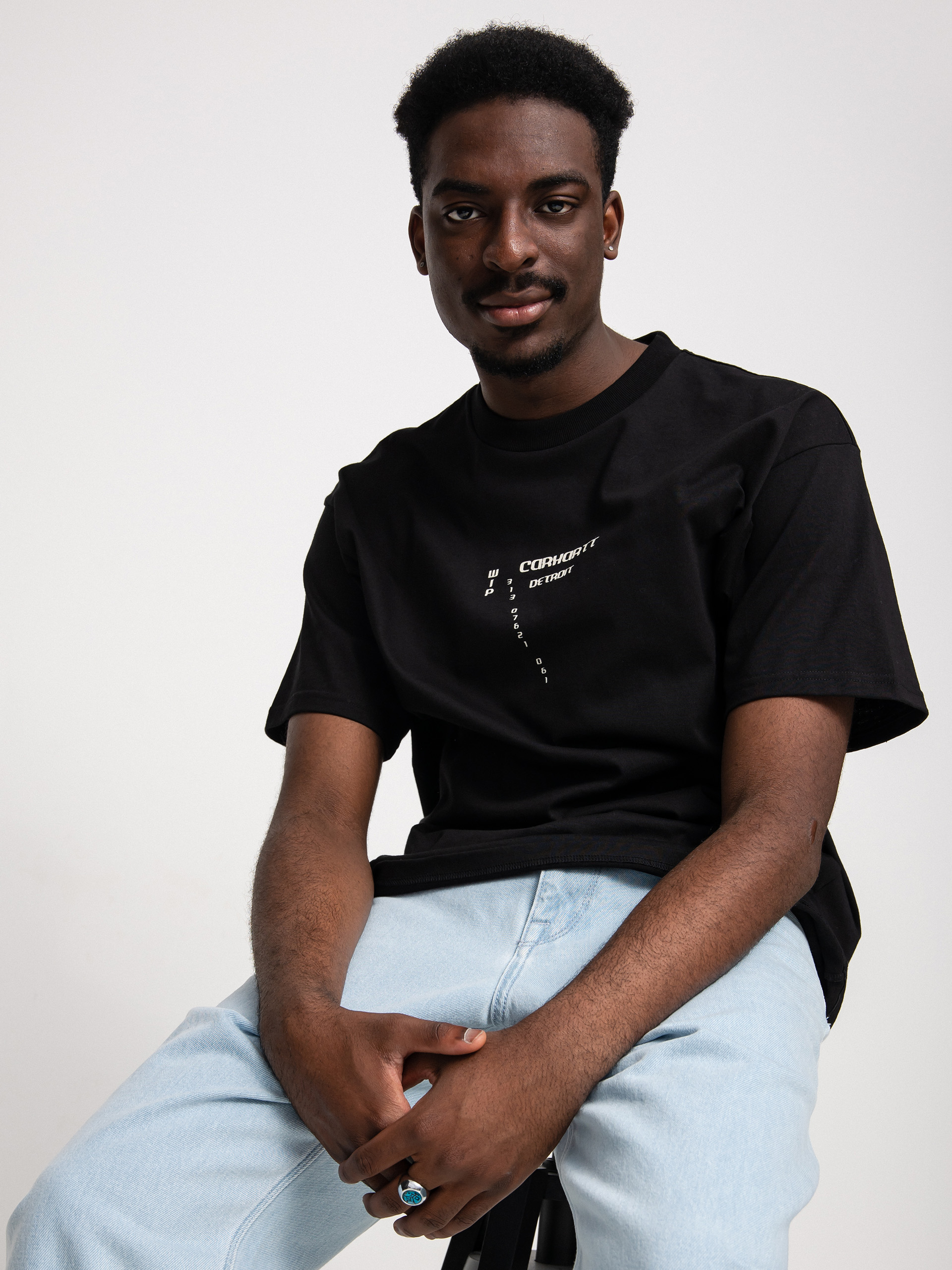 T-shirt Carhartt WIP Connect (black)
