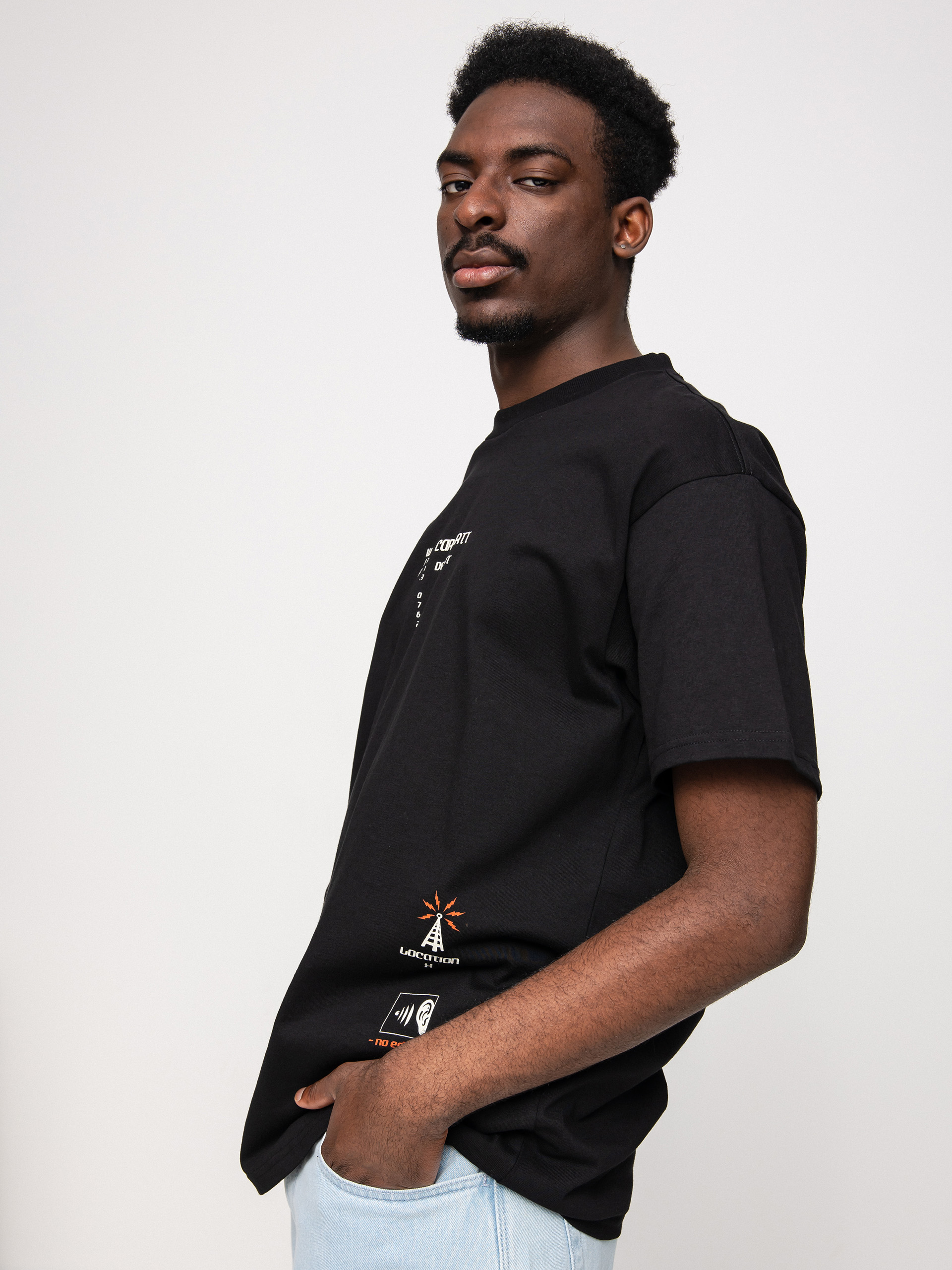T-shirt Carhartt WIP Connect (black)