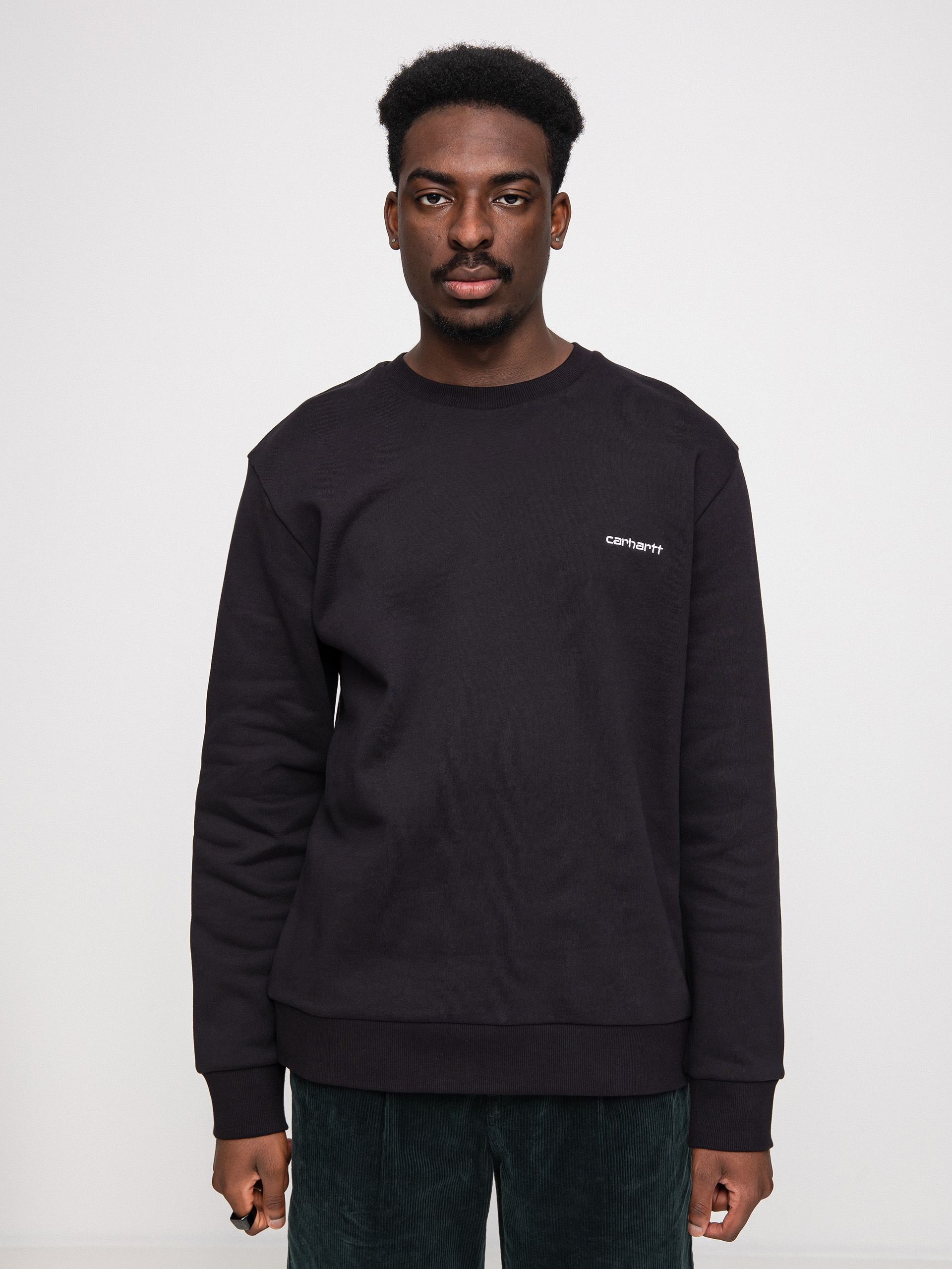 Bluza Carhartt WIP Script Embroidery (black/white)