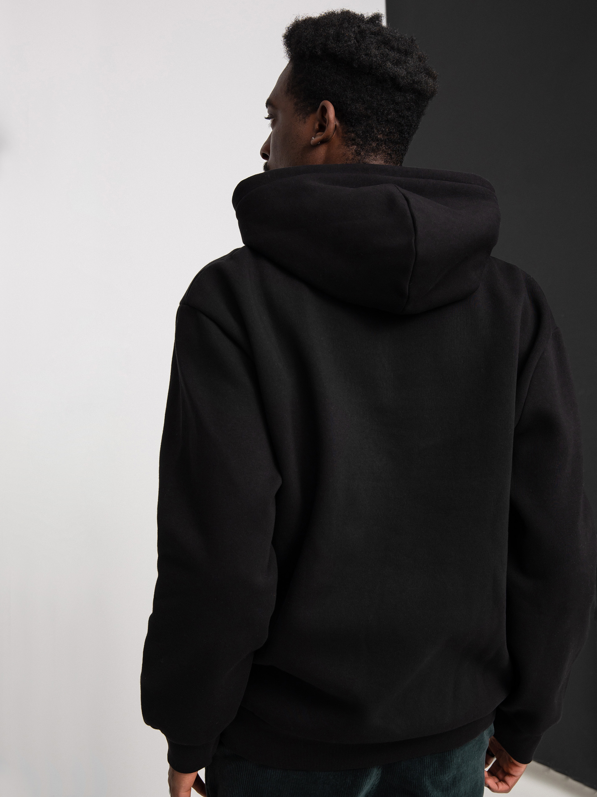 Bluza z kapturem Carhartt WIP Happy Script HD (black)