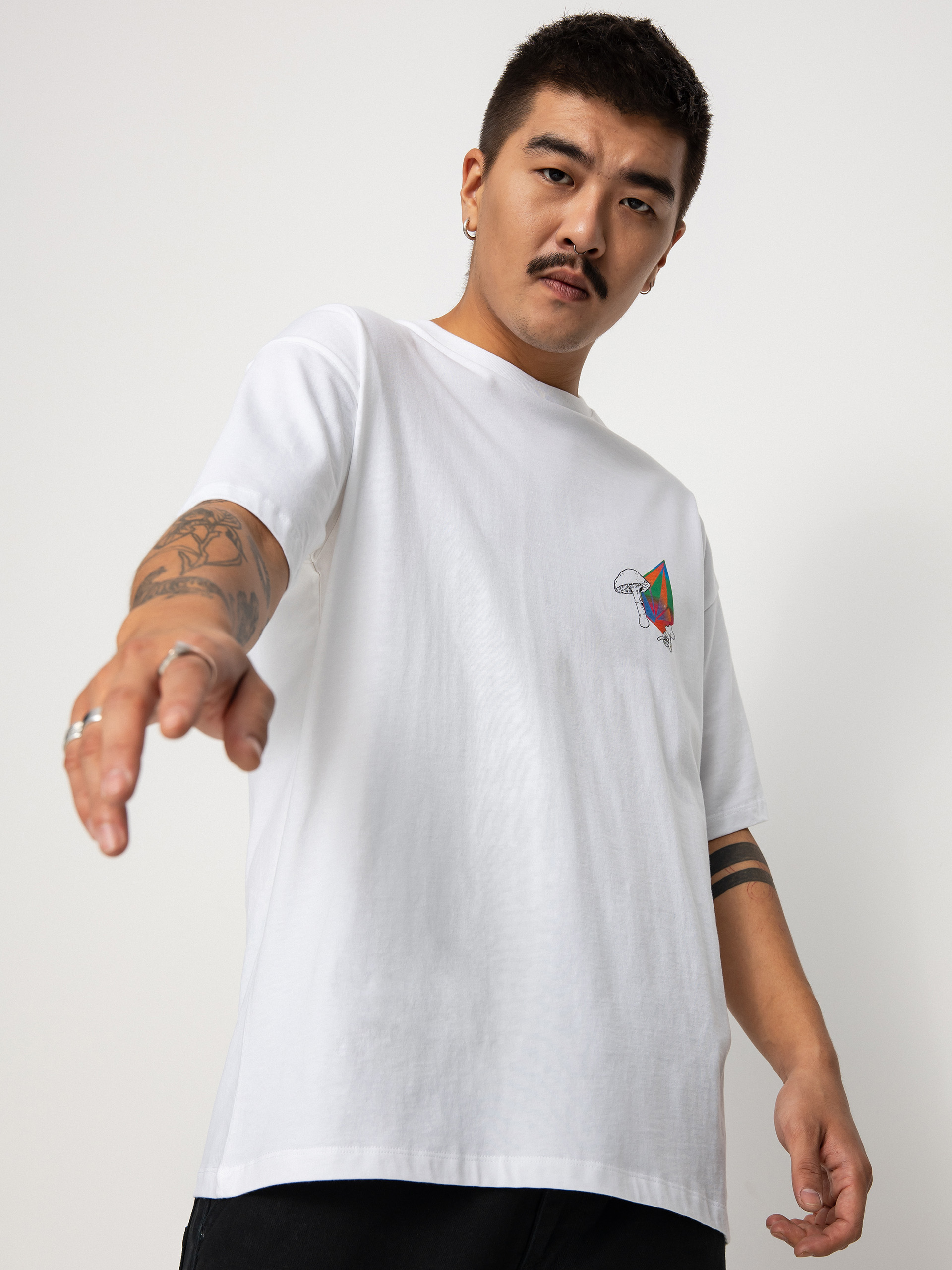T-shirt Volcom Fa C.Abbottxfrench Lse 2 (white)