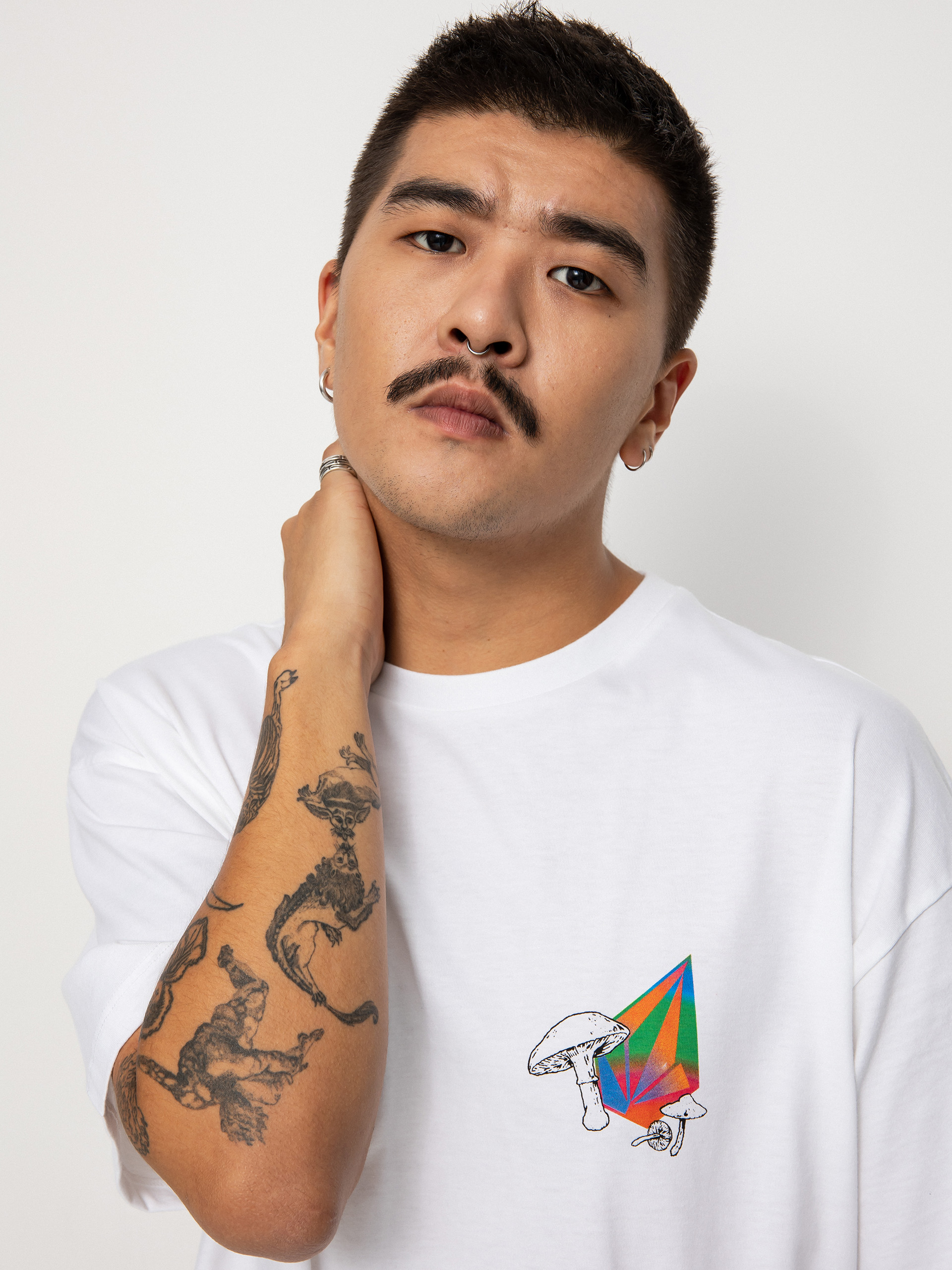 T-shirt Volcom Fa C.Abbottxfrench Lse 2 (white)