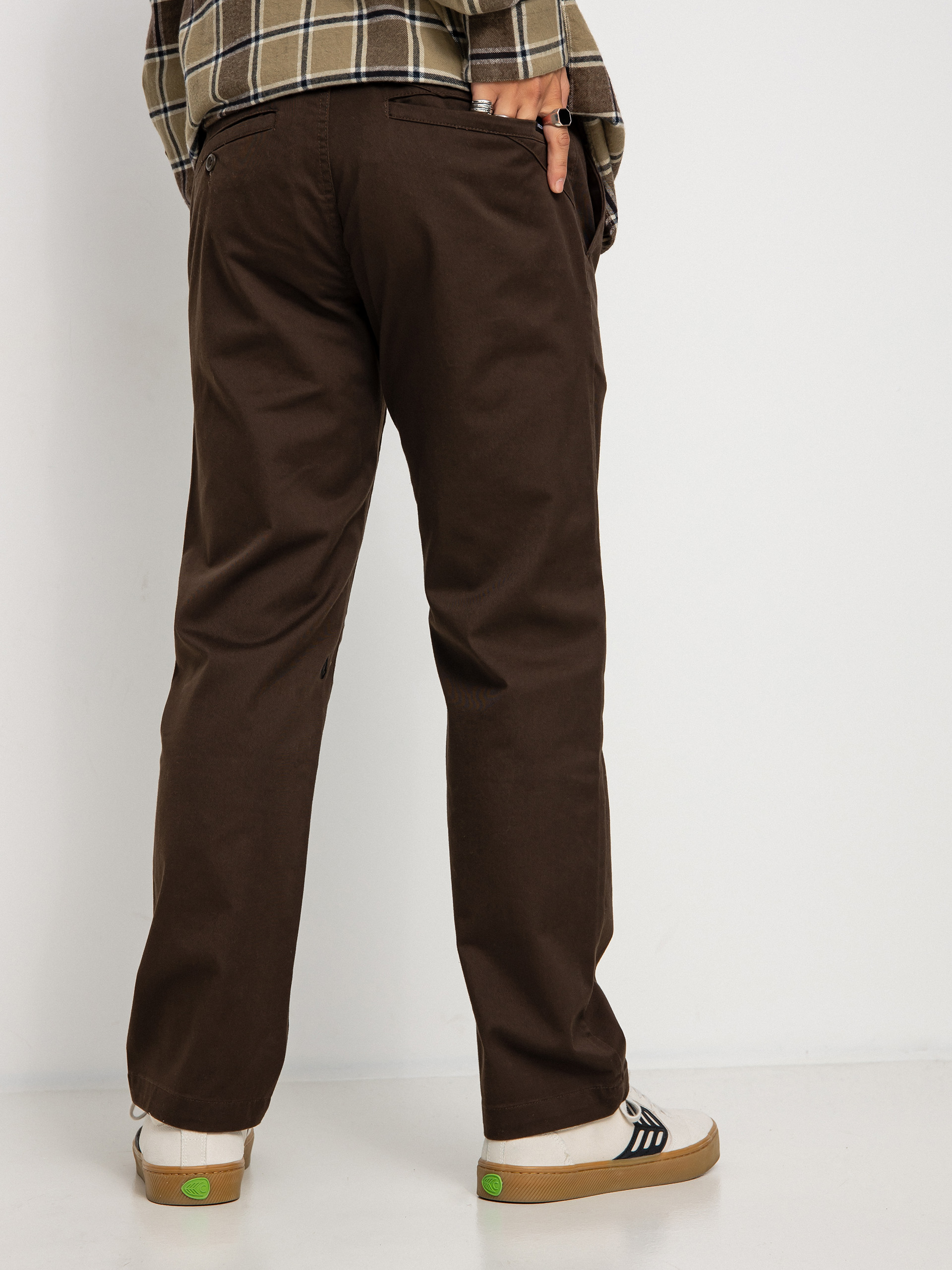 Spodnie Volcom Frickin Modern Stret (dark brown)