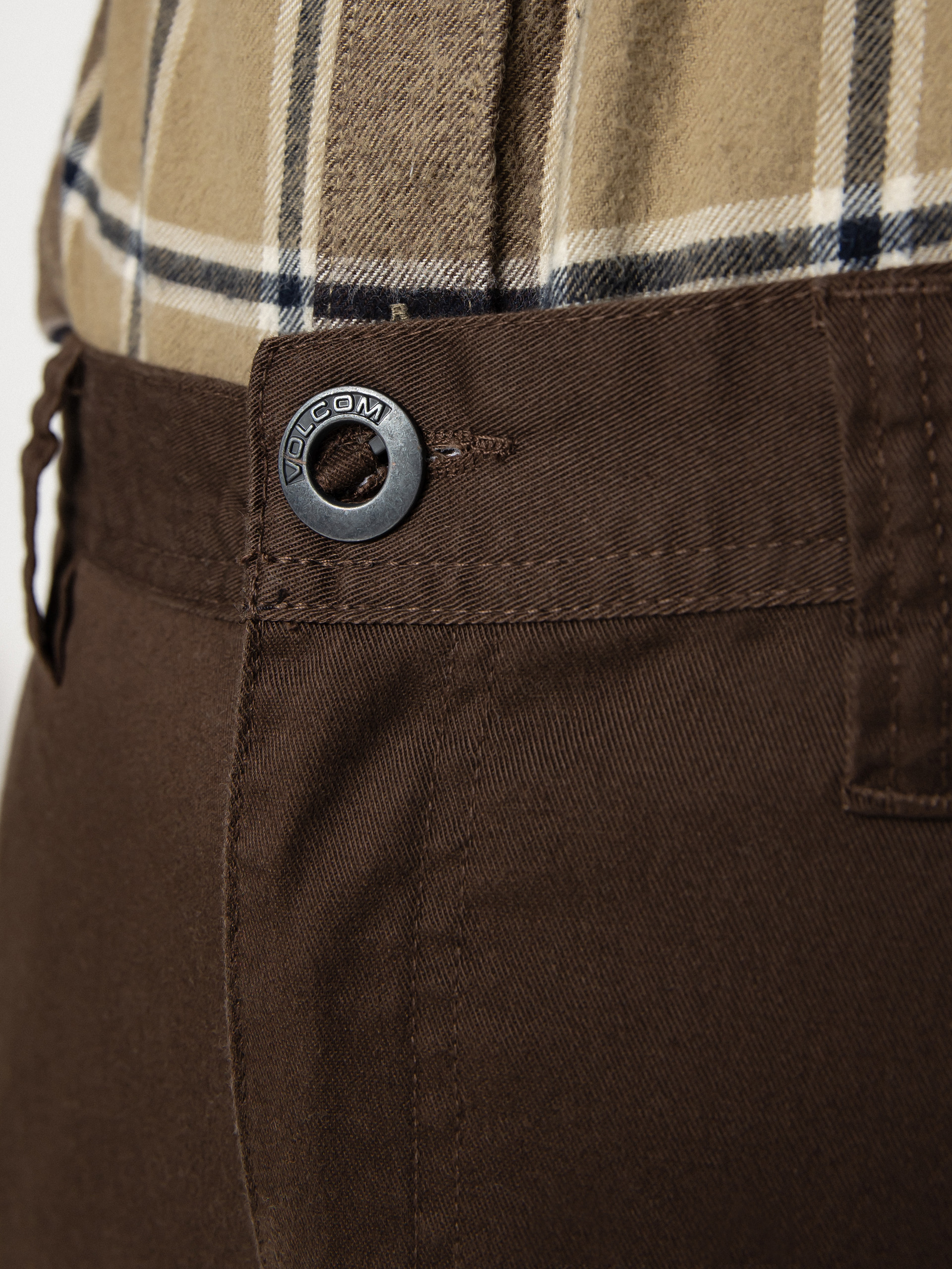 Spodnie Volcom Frickin Modern Stret (dark brown)
