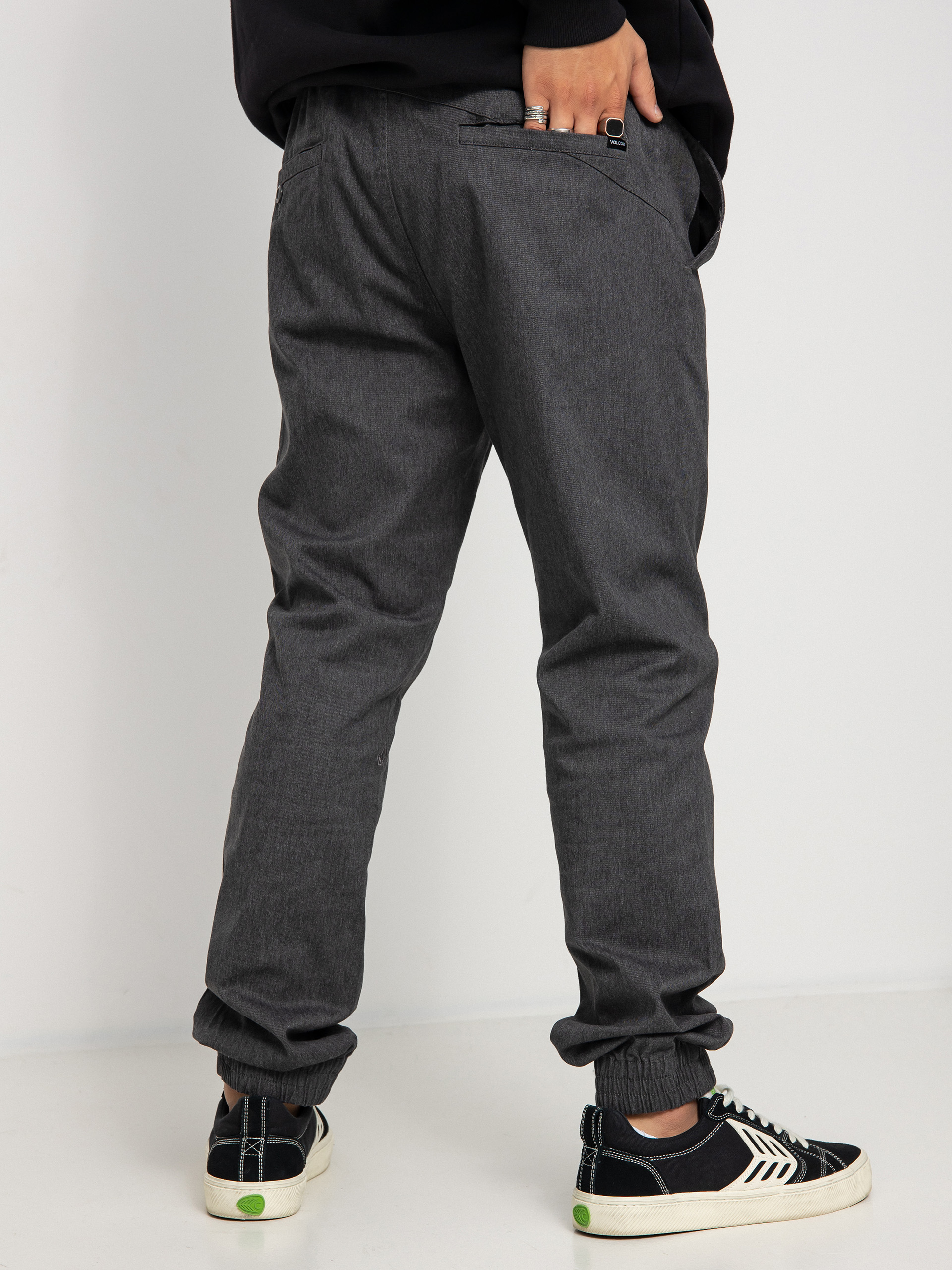 Spodnie Volcom Frickin Slim Jogger (charcoal heather)