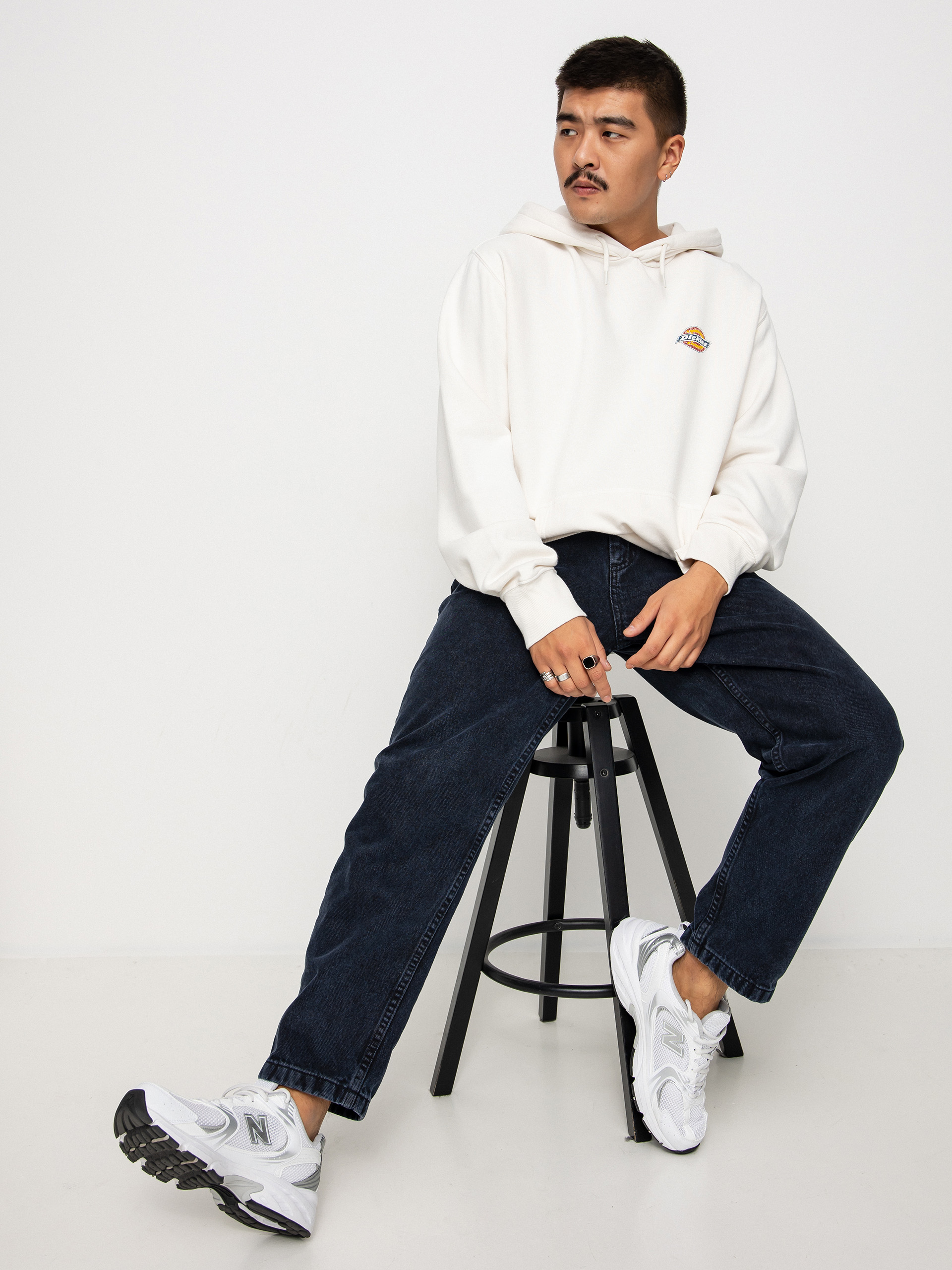 Bluza z kapturem Dickies Icon Washed HD (ecru)