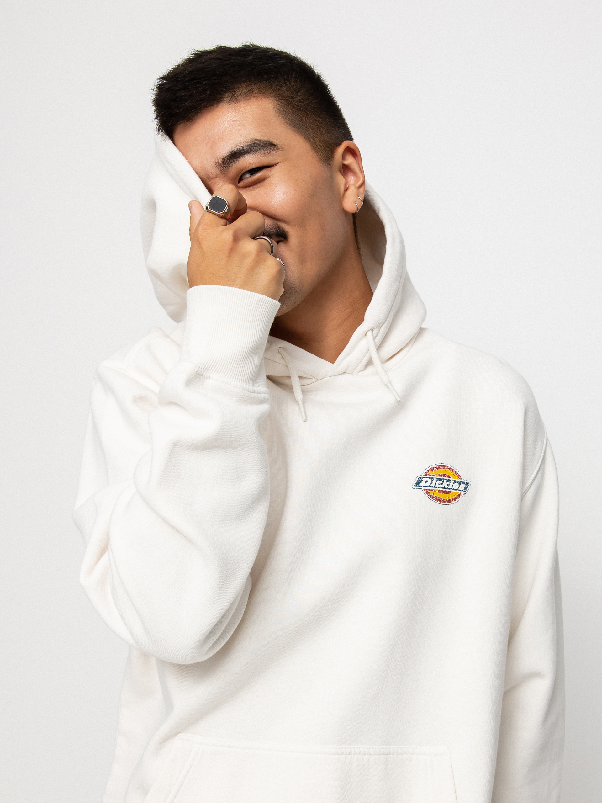 Bluza z kapturem Dickies Icon Washed HD (ecru)