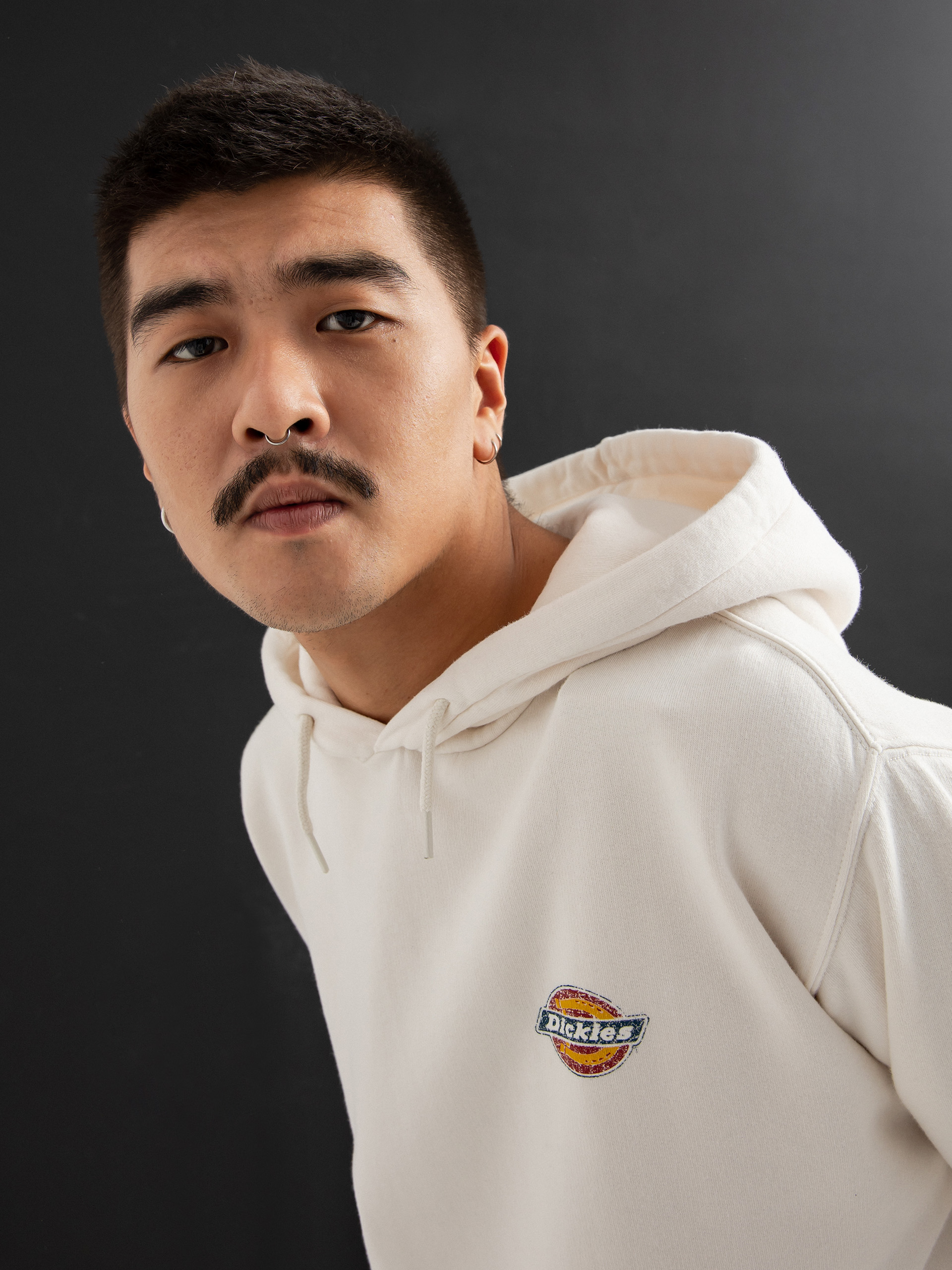 Bluza z kapturem Dickies Icon Washed HD (ecru)