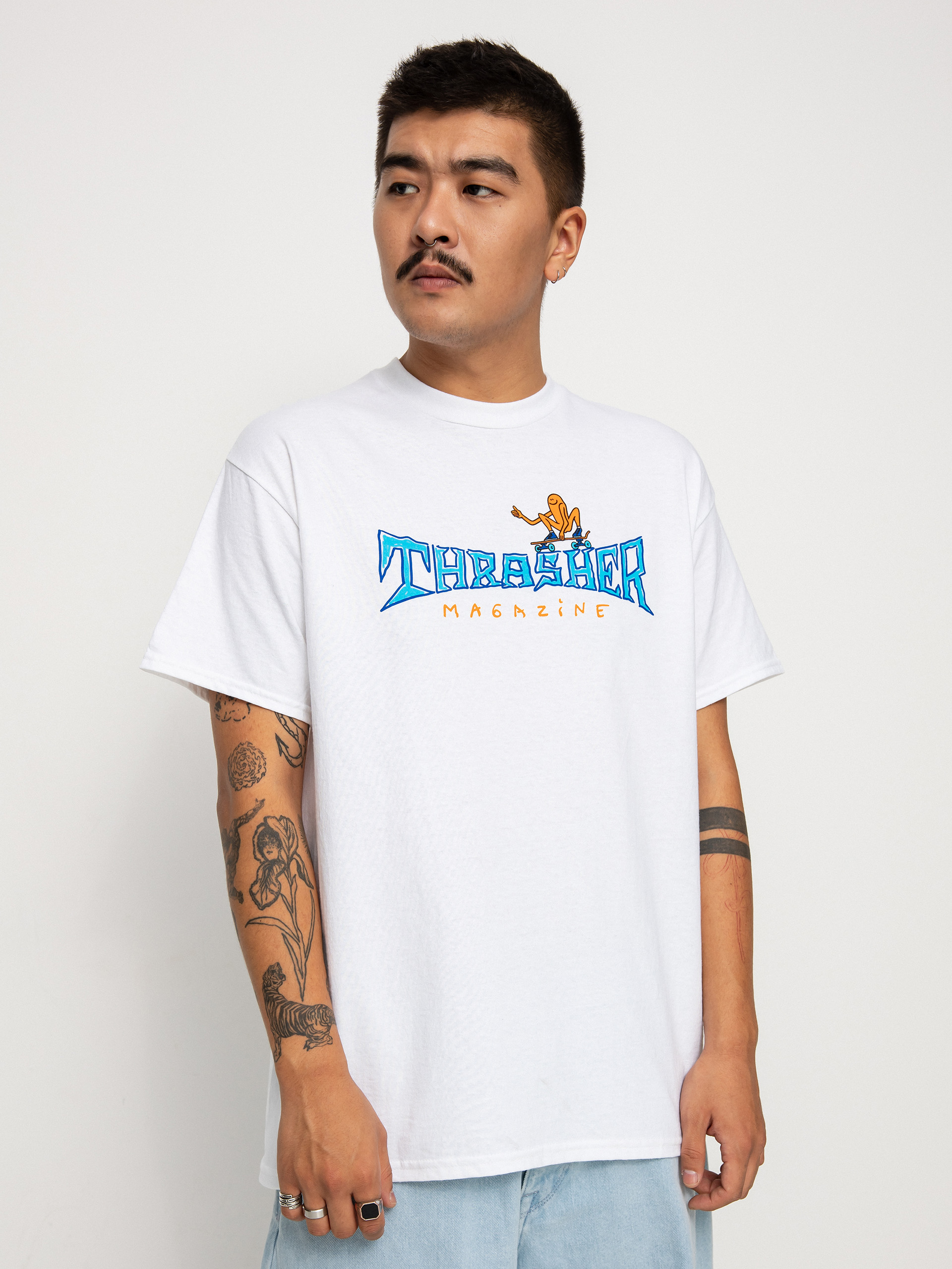 T-shirt Thrasher Gonz Thumbs Up (white)