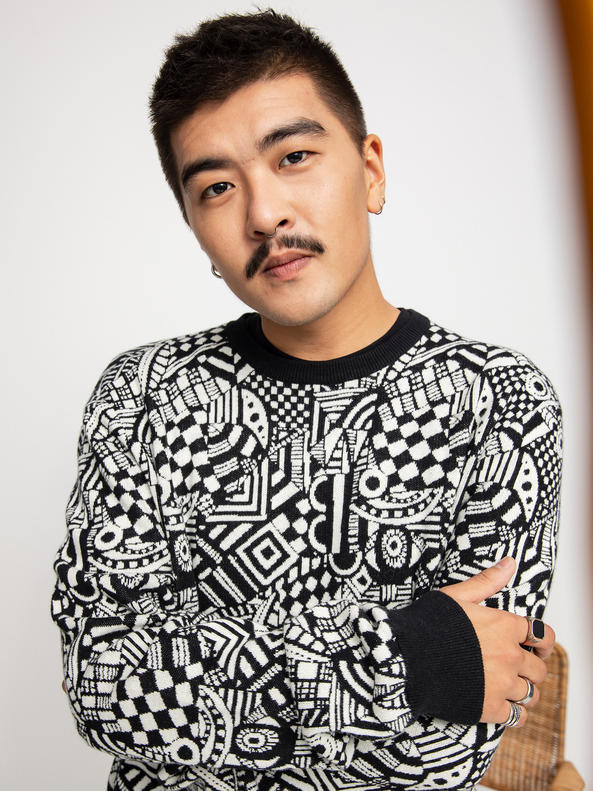 Sweter Iriedaily Crazy Fresh (black white)