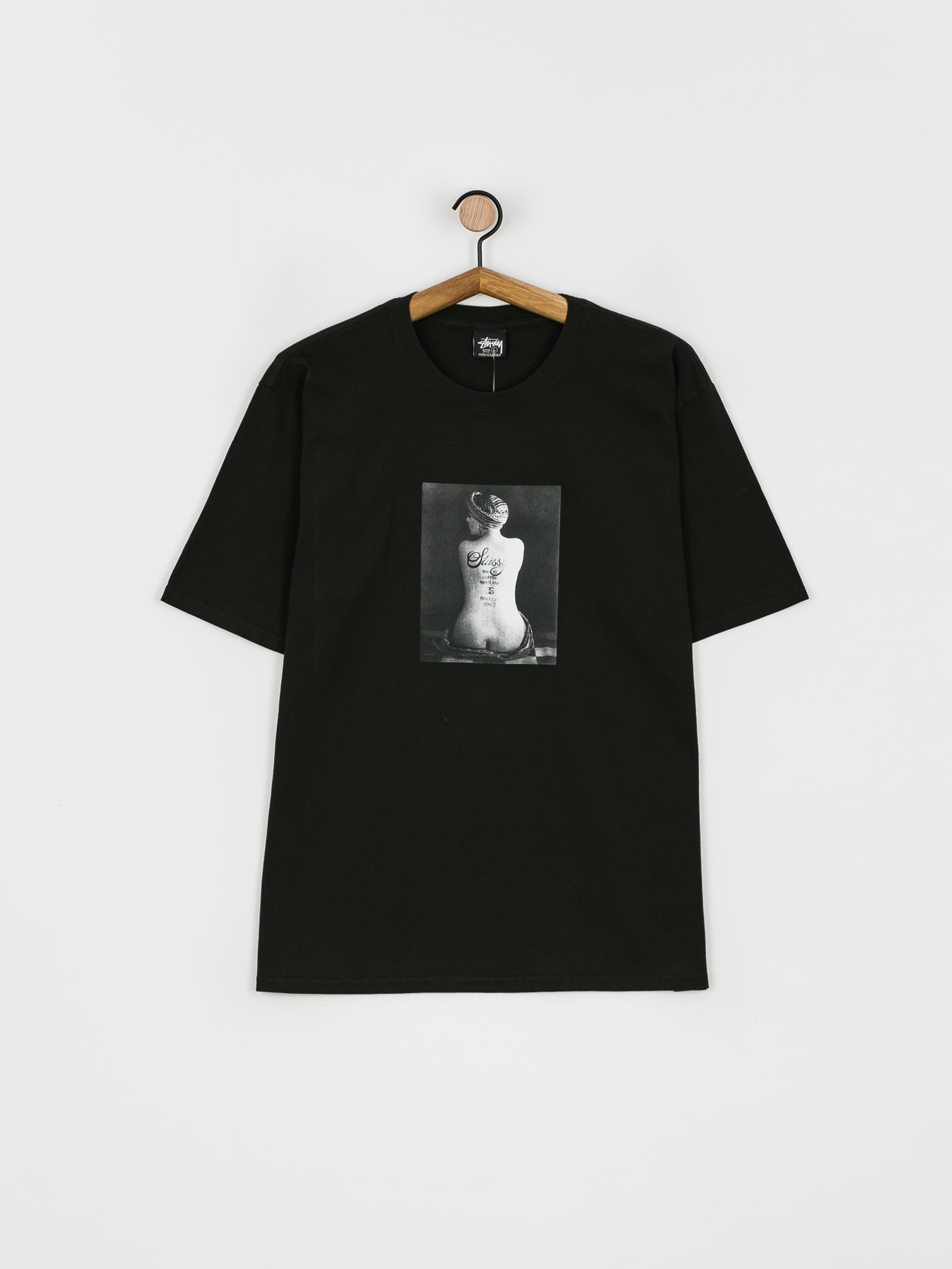 T-shirt Stussy Le Violon Pig. Dyed (black)