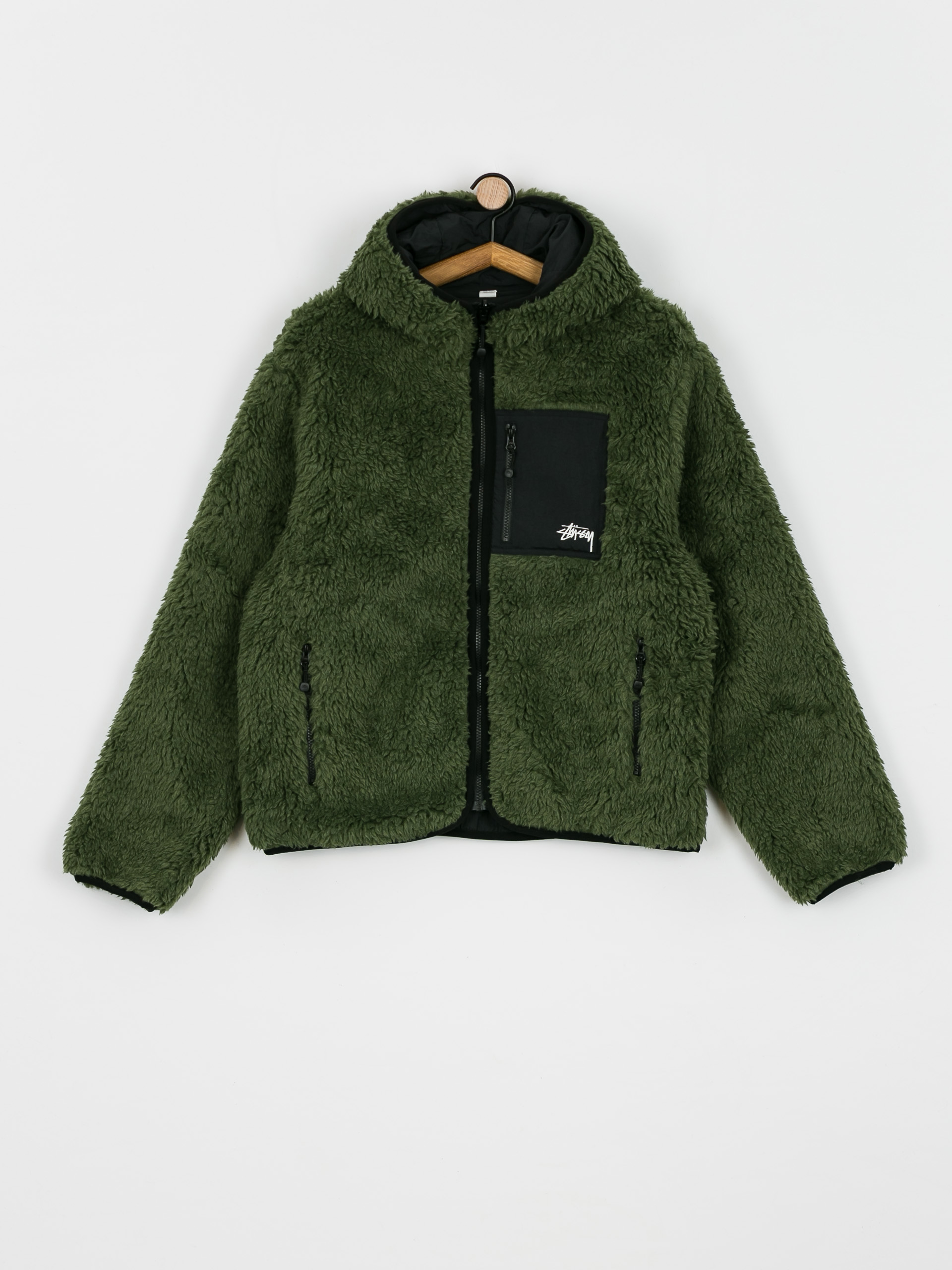 Kurtka Stussy Sherpa (olive)