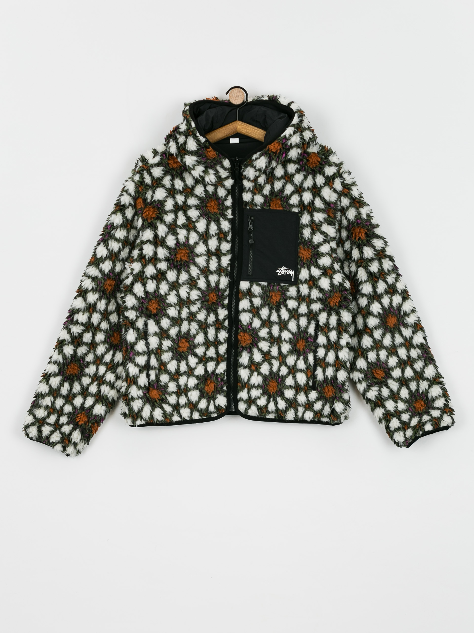 Kurtka Stussy Pattern Sherpa (natural)