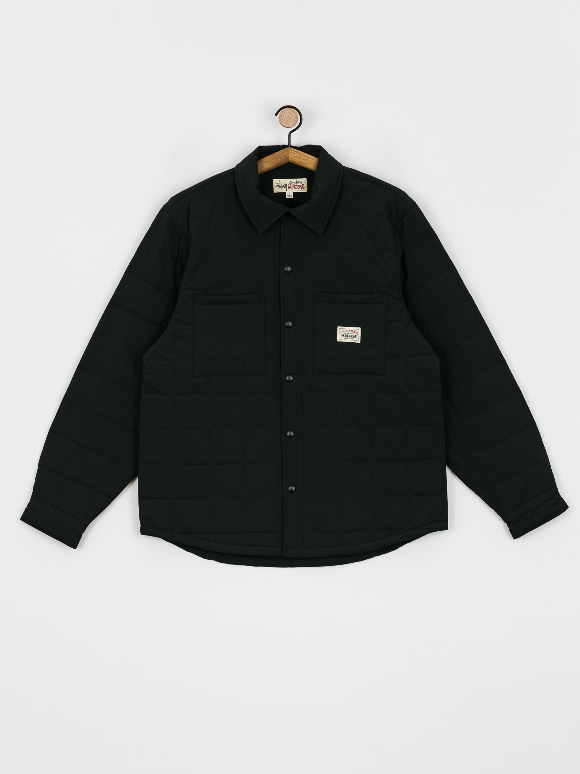 Koszula Stussy Quilted Fatigue (black)
