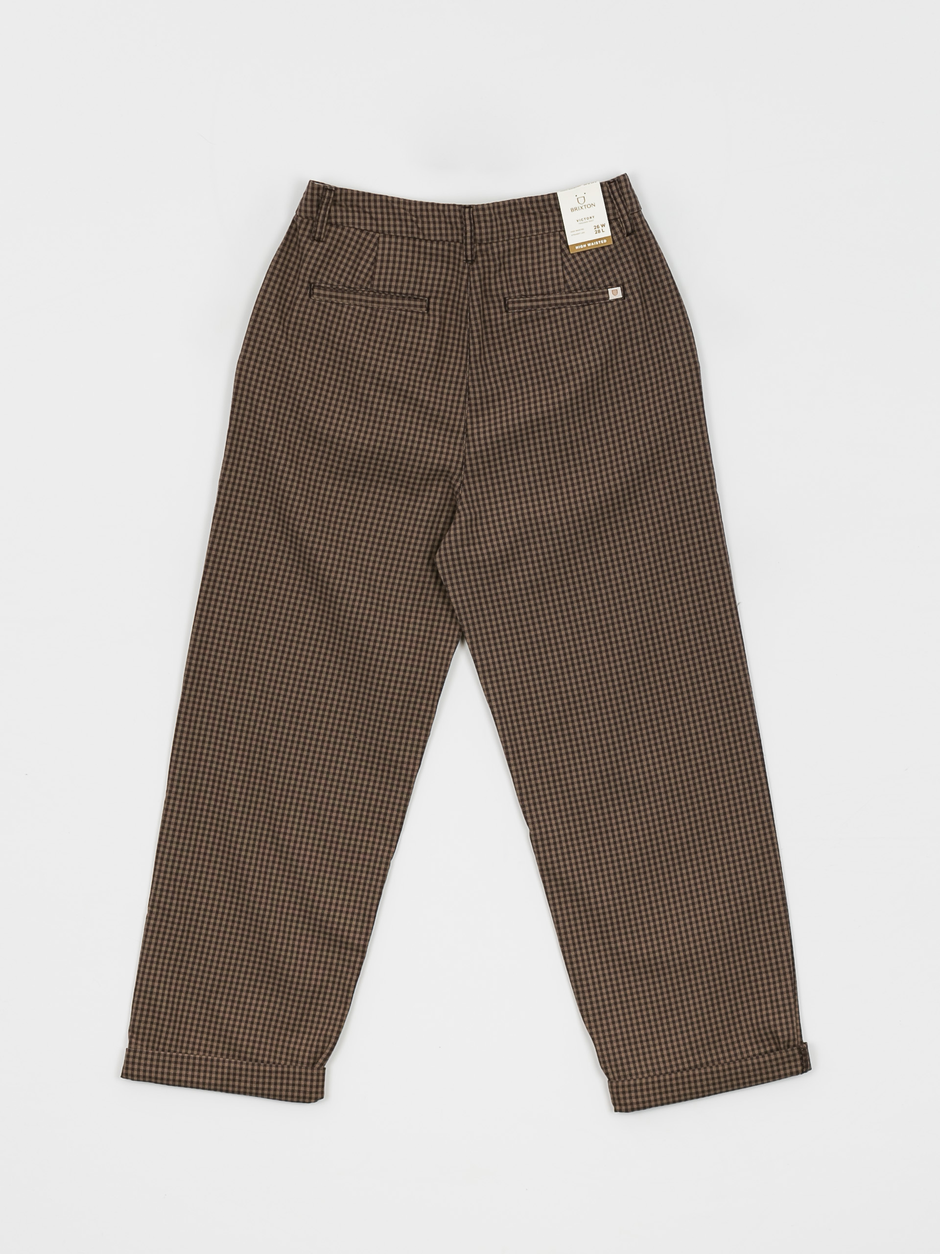 Spodnie Brixton Victory Trouser Wmn (pine bark gingham)
