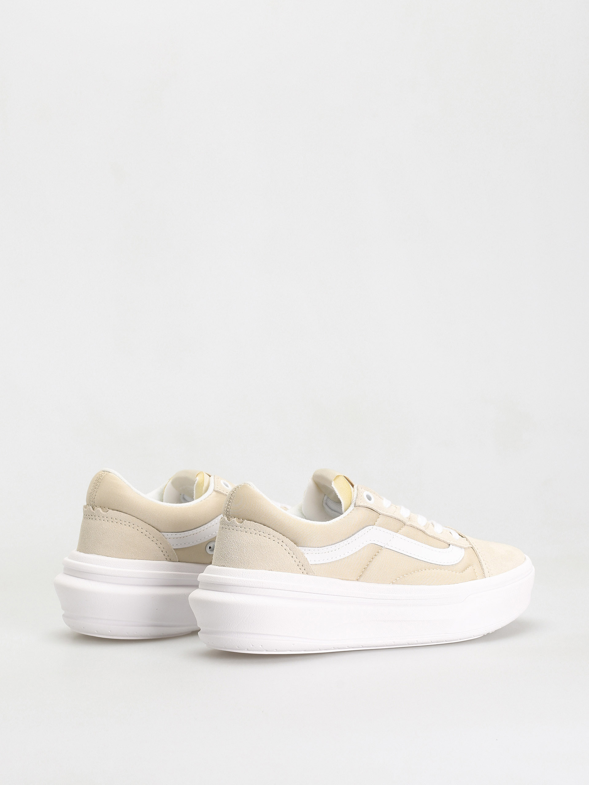 Buty Vans Old Skool Overt CC - beżowy (sand/white)