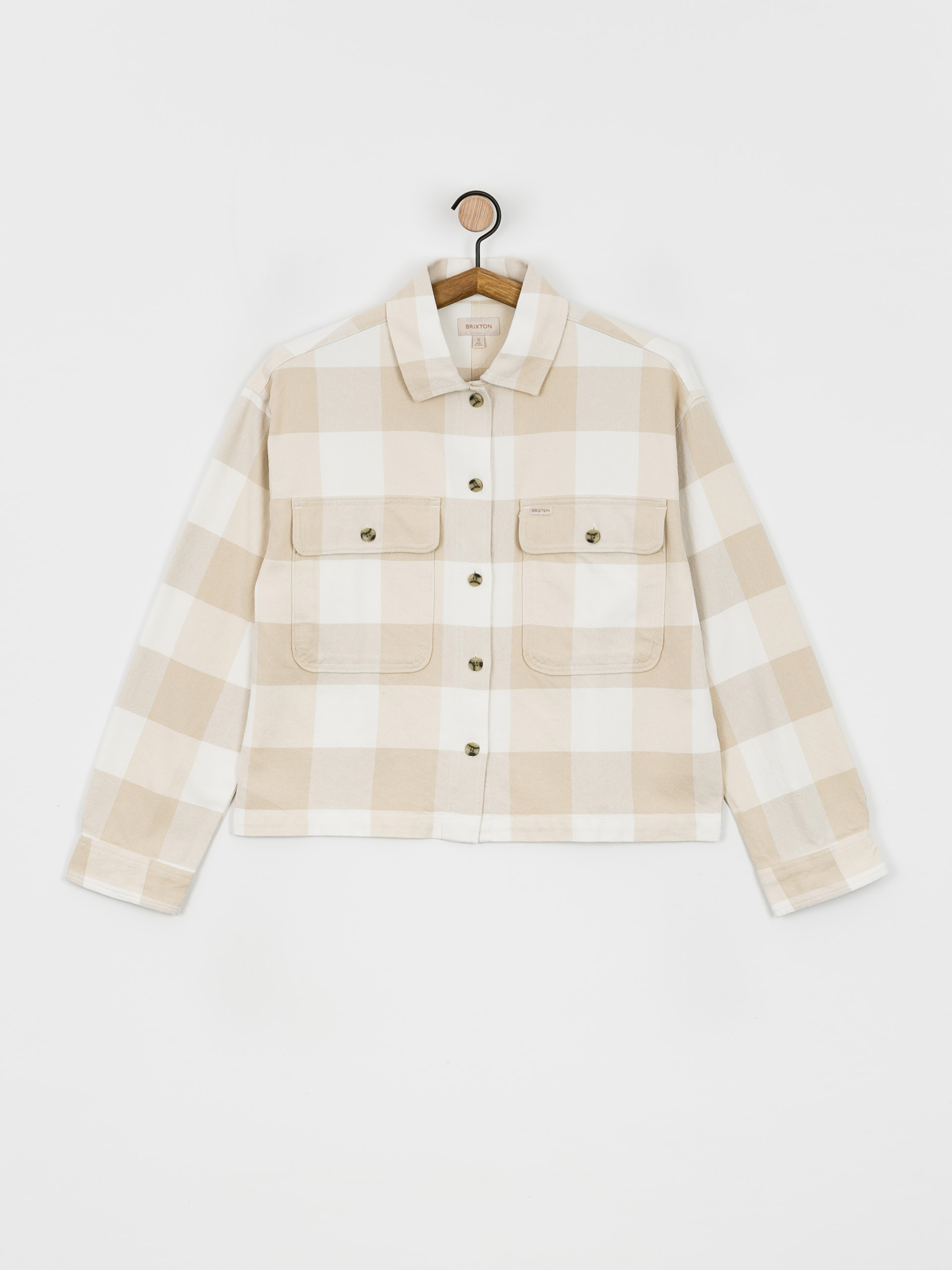 Koszula Brixton Bowery Flannel Ls Wmn (white)