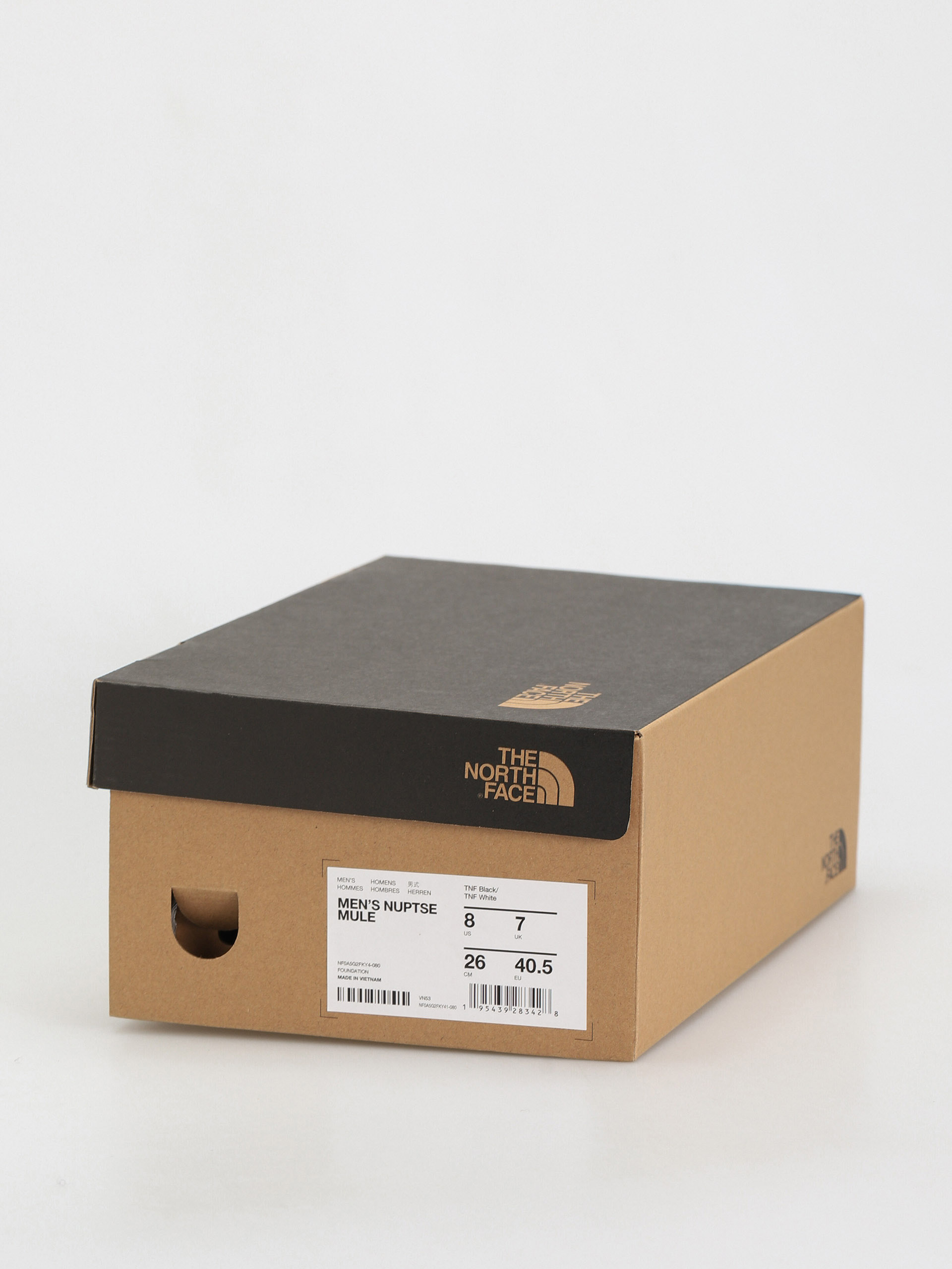 Buty The North Face Nuptse Mule (tnf black/tnf white)