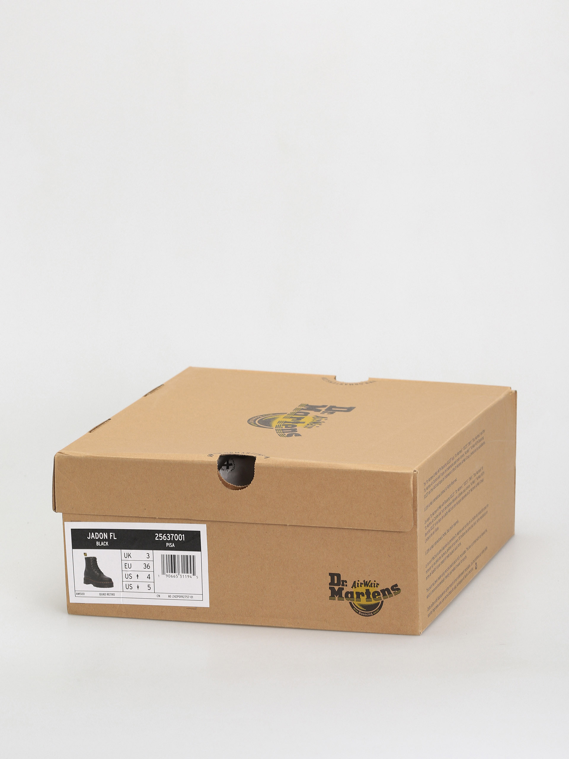 Buty Dr. Martens Jadon FL Wmn (black pisa natural em toby 900g)