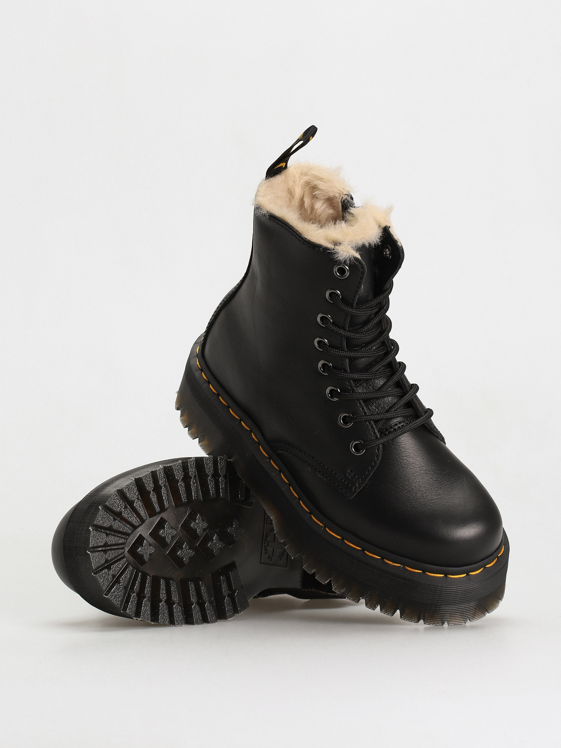 Buty Dr. Martens Jadon FL Wmn (black pisa natural em toby 900g)