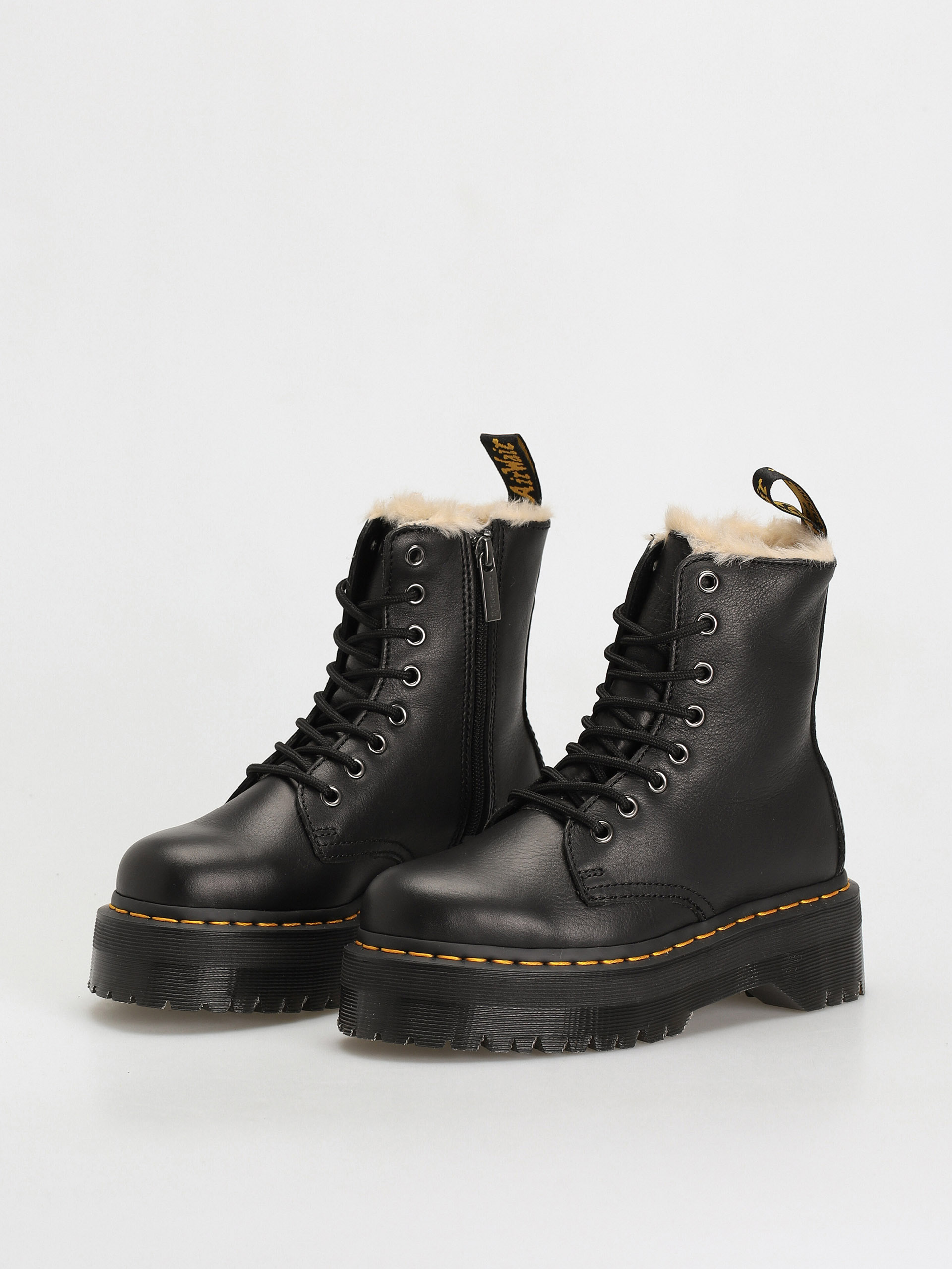 Buty Dr. Martens Jadon FL Wmn (black pisa natural em toby 900g)