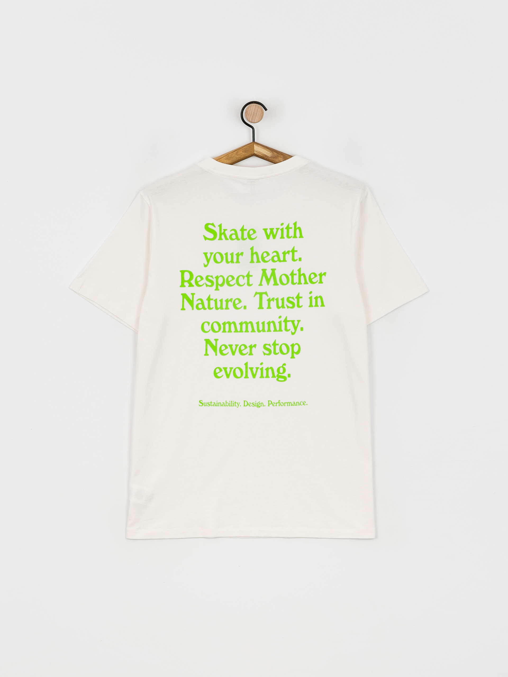 T-shirt Cariuma Skate with your Heart (off white)