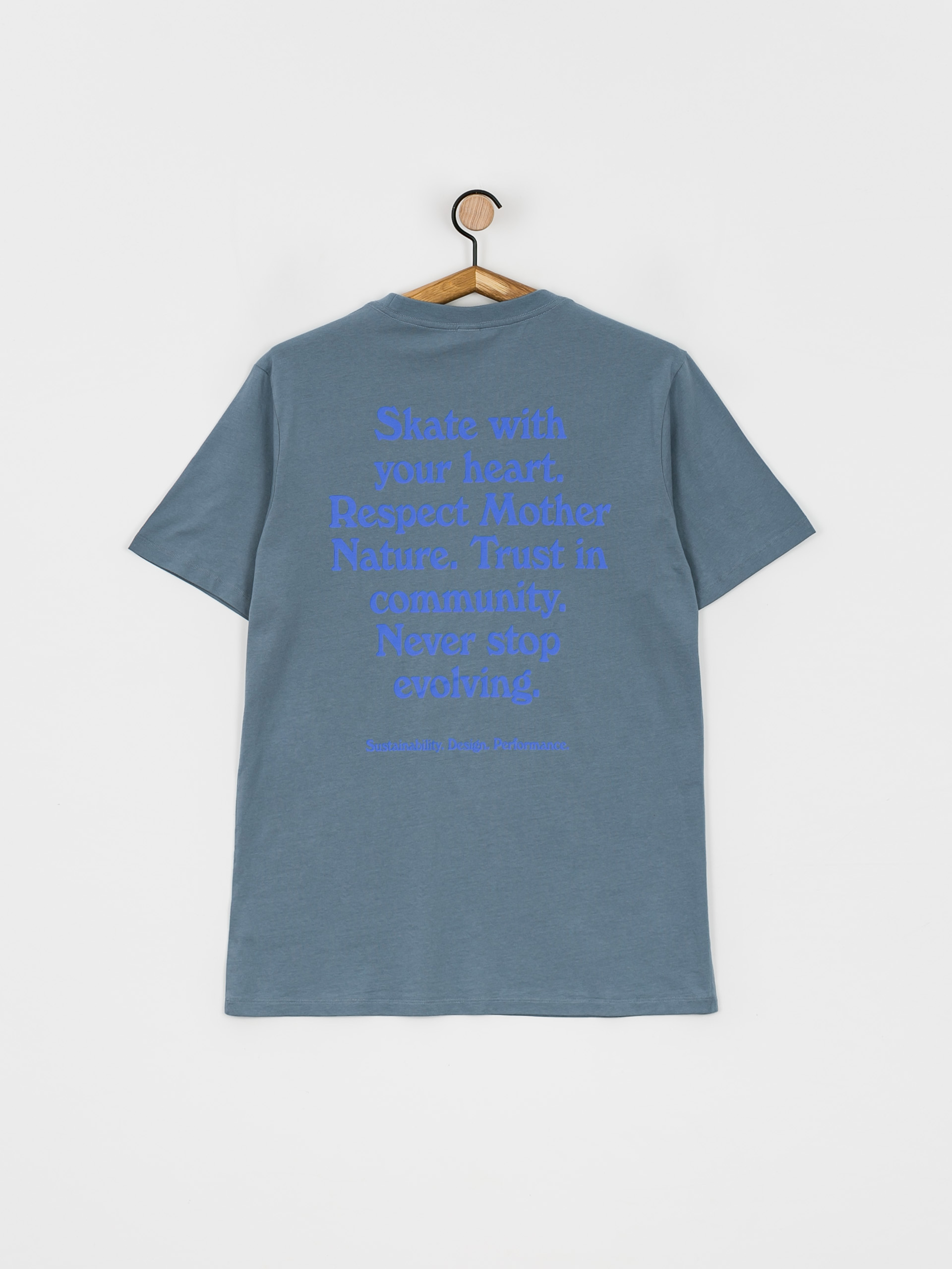 T-shirt Cariuma Skate with your Heart (mirage blue)