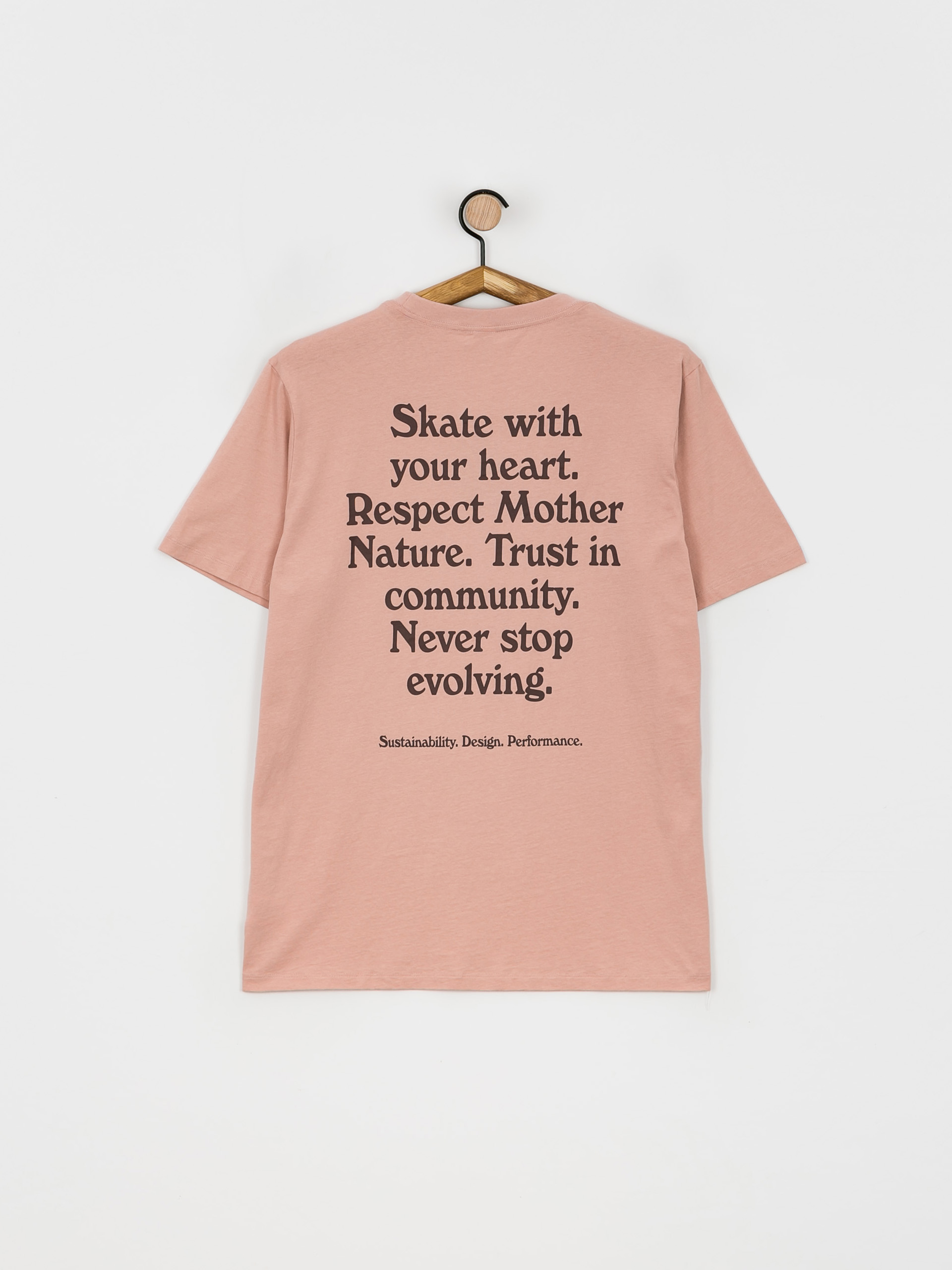 T-shirt Cariuma Skate with your Heart (rose)